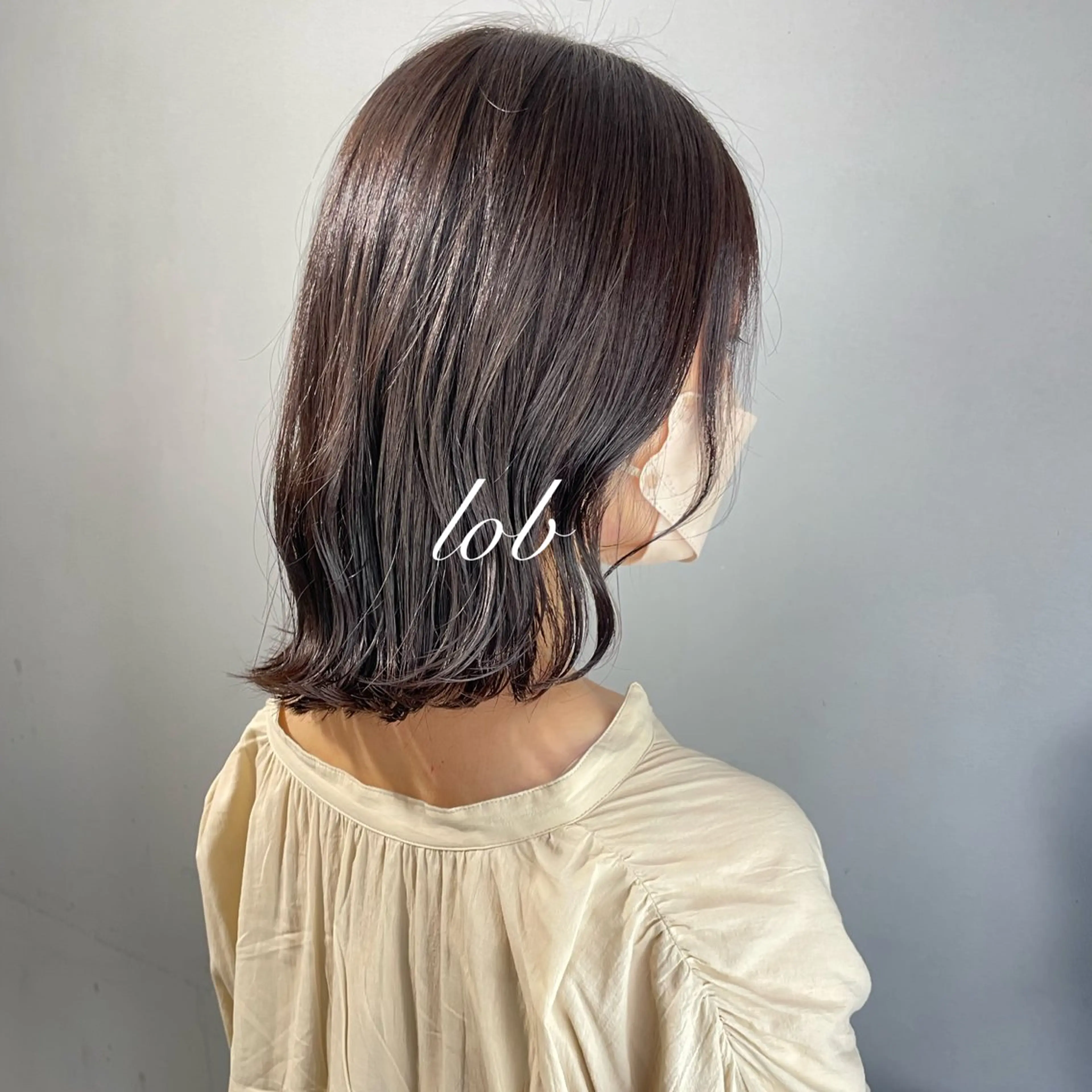 ミディアム カラー カット 縮毛矯正 トリートメント salowin所属・名古屋本山美容室 スタイリストNANAのヘアスタイル