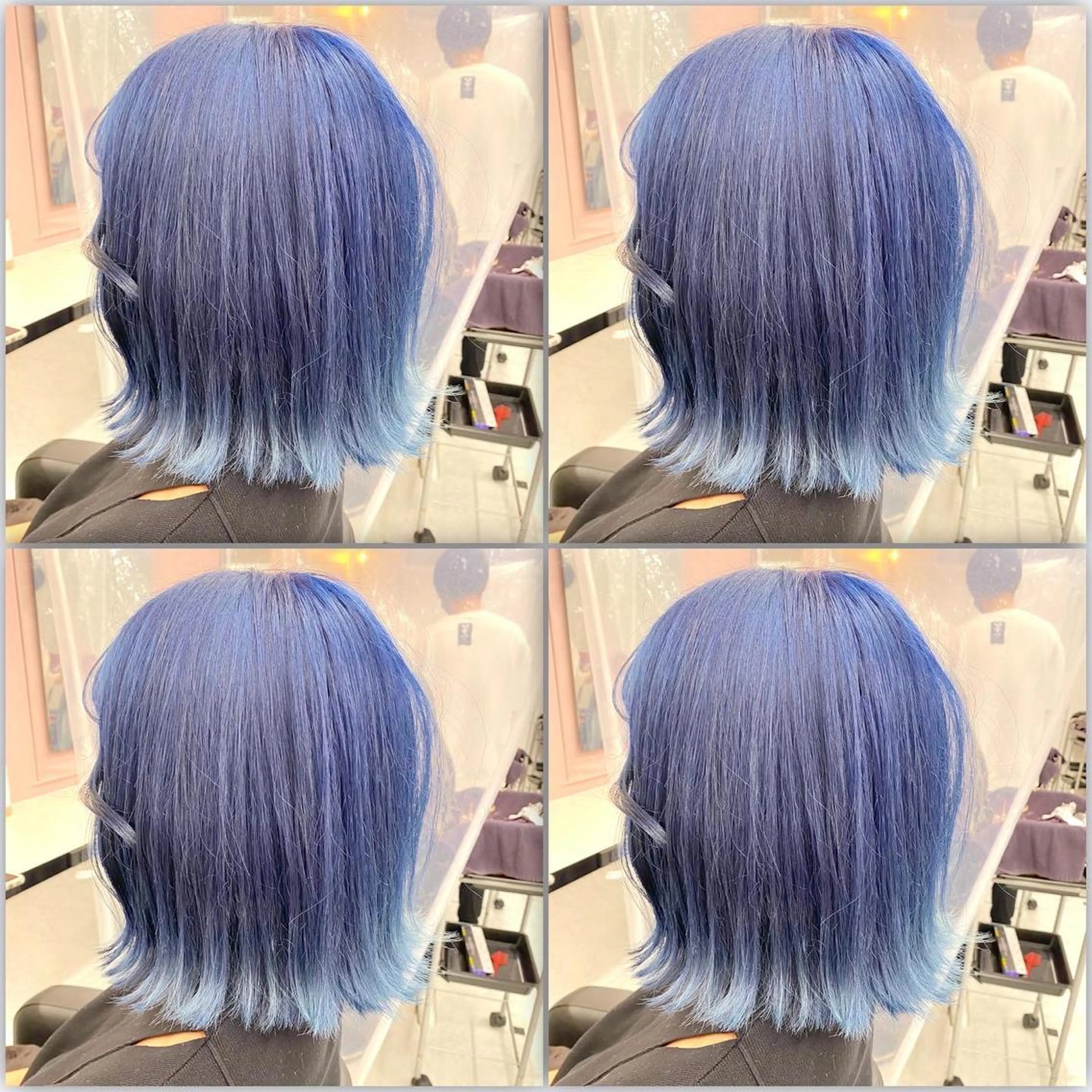 ミディアム カラー ヘアアレンジ ダブルカラー 韓国レイヤーKYONのヘアスタイル