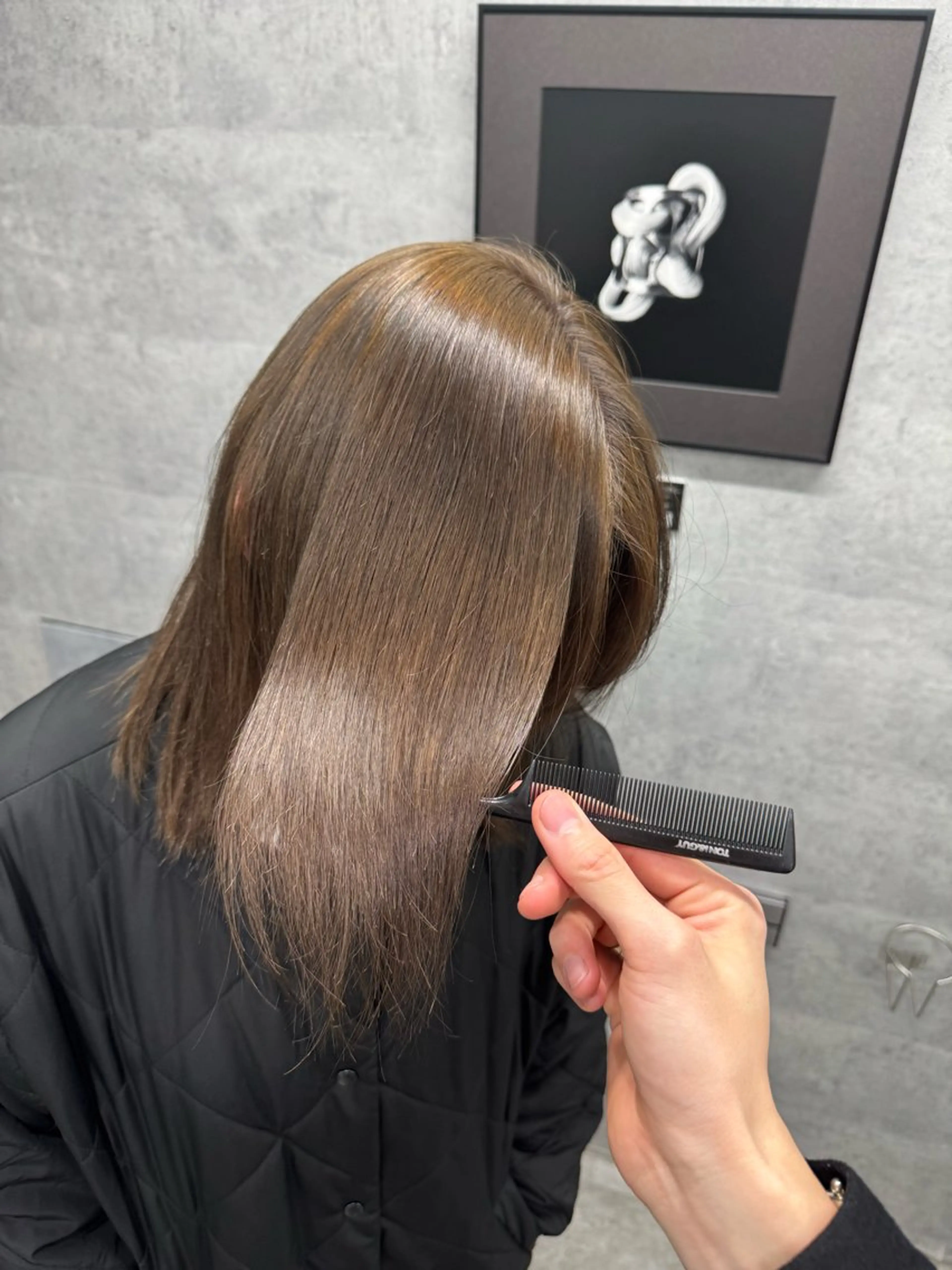 ミディアム カラー カット ヘアカラー NOOS omotesando所属・あなたのお悩み改善" You"💚❤️💛のヘアスタイル