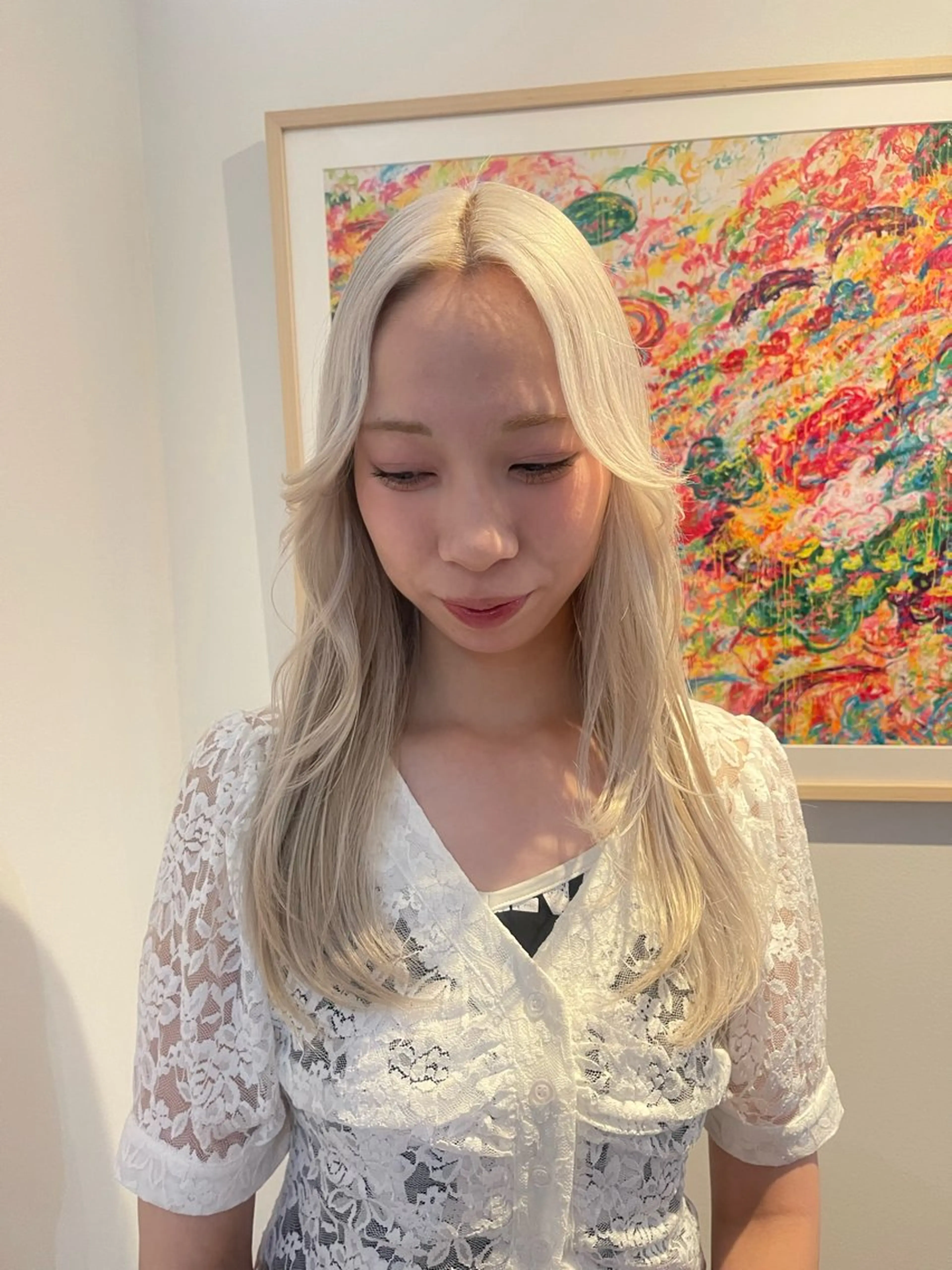 ロング カラー ヘアカラー By THE CALLiiiNG【バイコーリング】所属・広島:ミルキーカラー tsumaのヘアスタイル