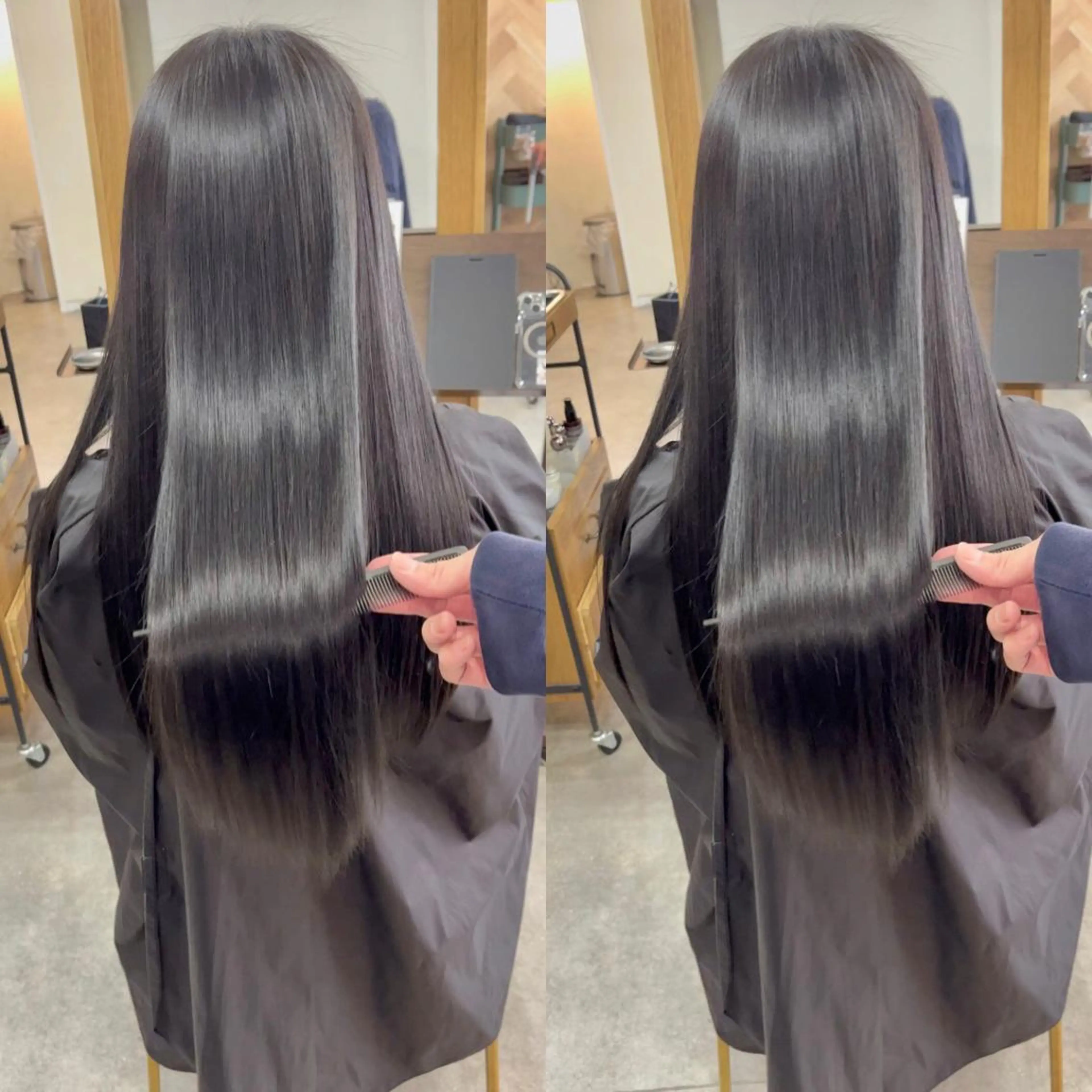 ロング カラー カット ヘアカラー 縮毛矯正 トリートメント sia所属・巻ける縮毛矯正🪞 髪質改善特化谷名勇輝のヘアスタイル