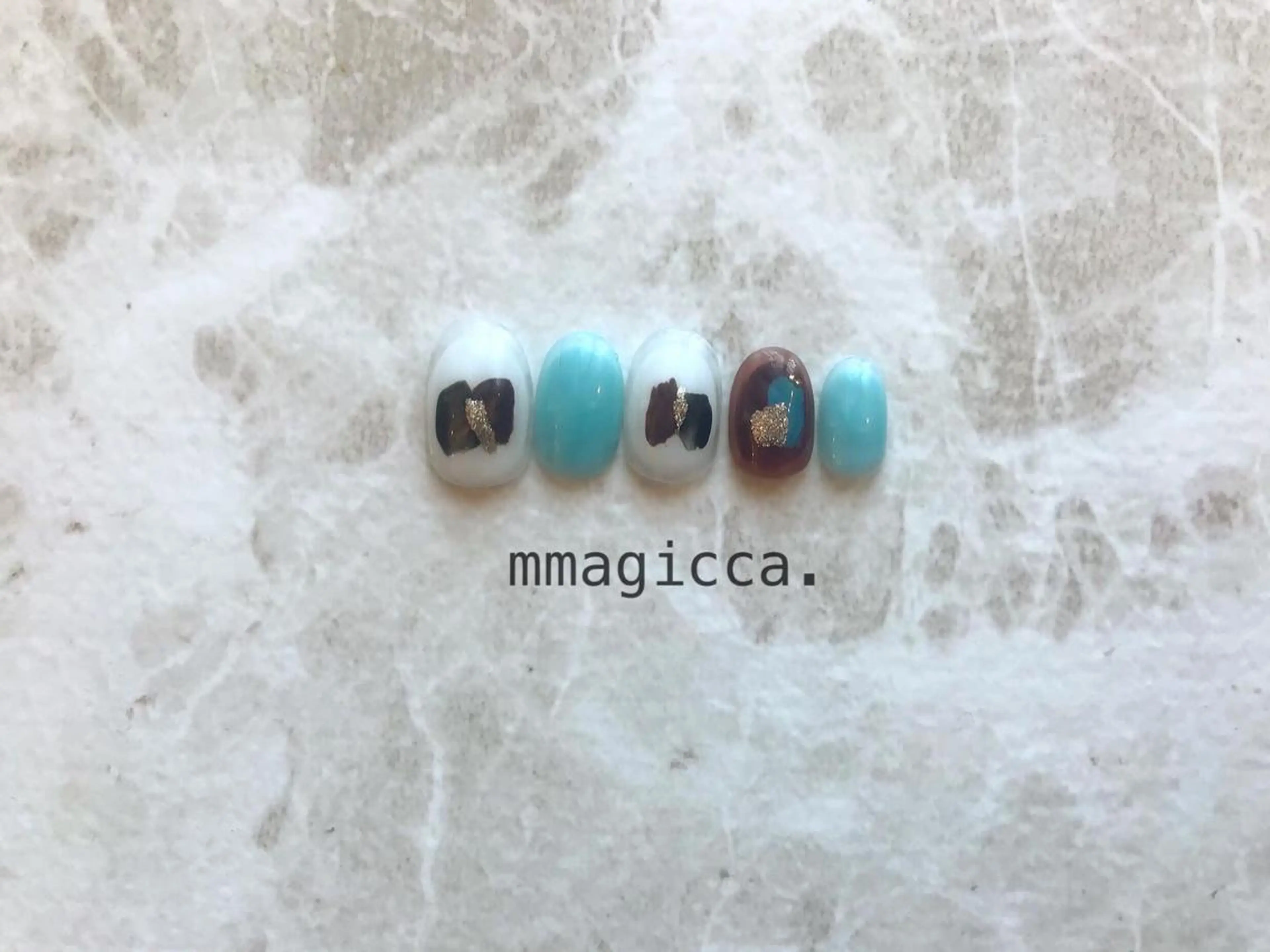 ネイル 成人式 ジェルネイル 卒業式 mmagicca. 【 まじか. 】のネイルデザイン