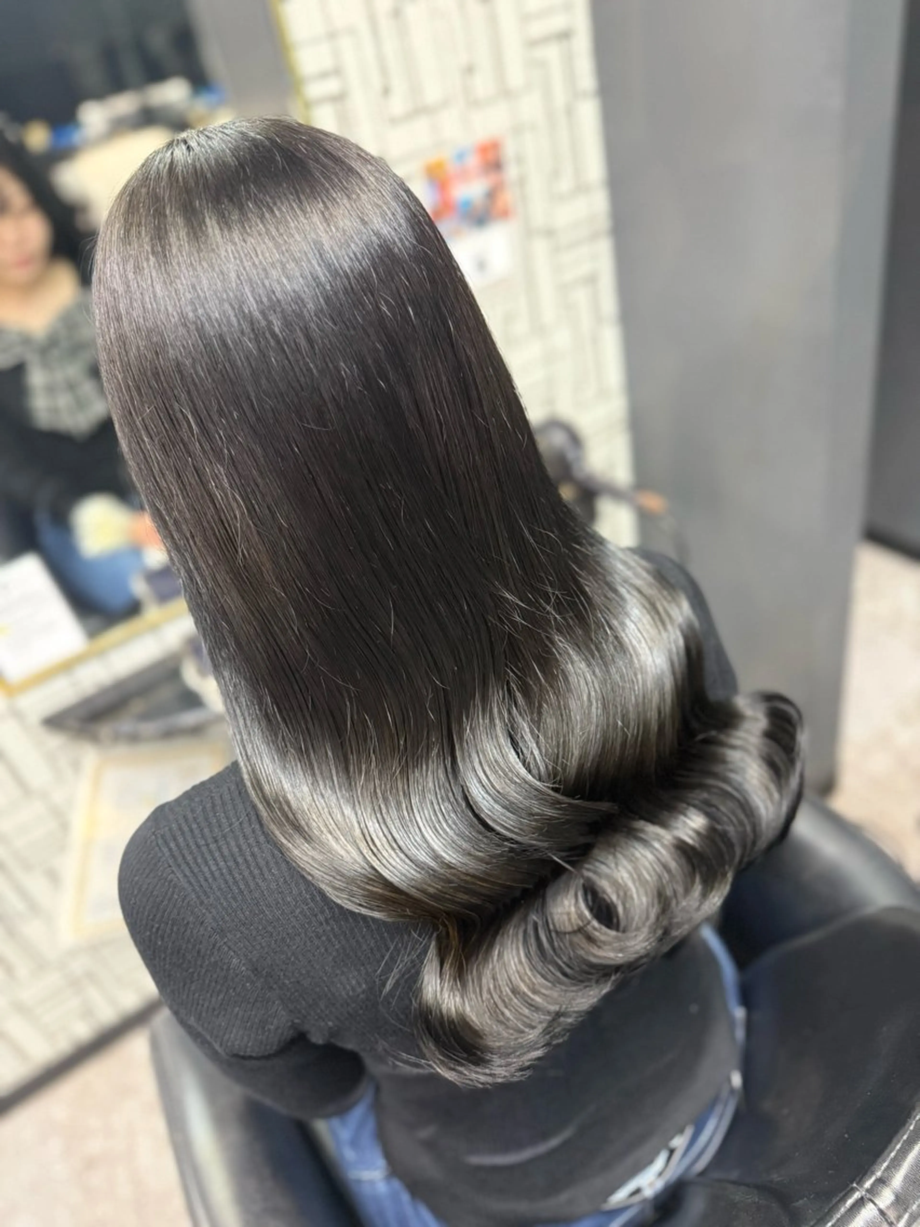 ロング 髪質改善 トリートメント arose久留米所属・山中 莉乃のヘアスタイル