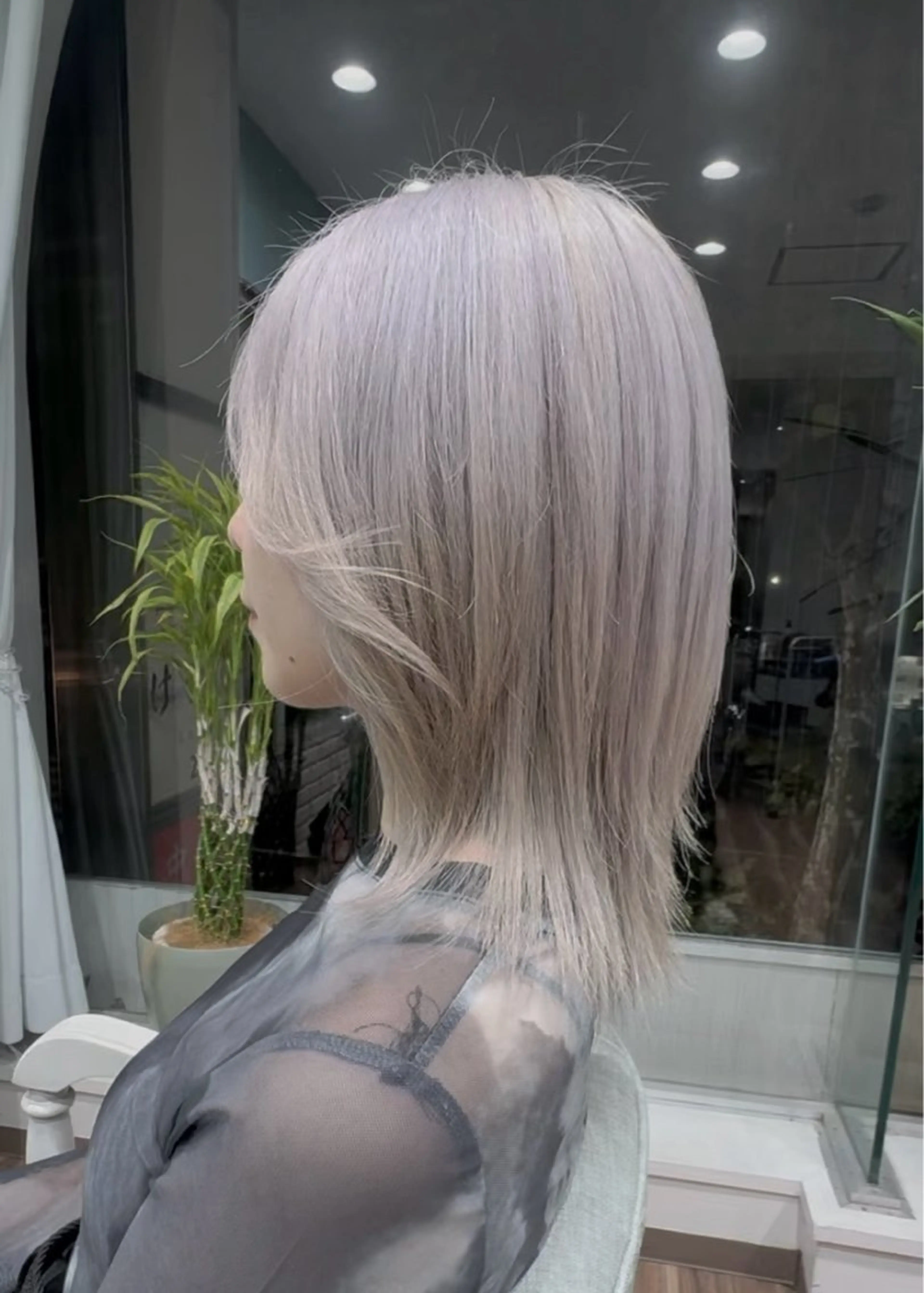 ミディアム カラー ハイトーンカラー ヘアカラー トリートメント ハイトーン/美髪矯正 /ボブ特化/SOMAのヘアスタイル