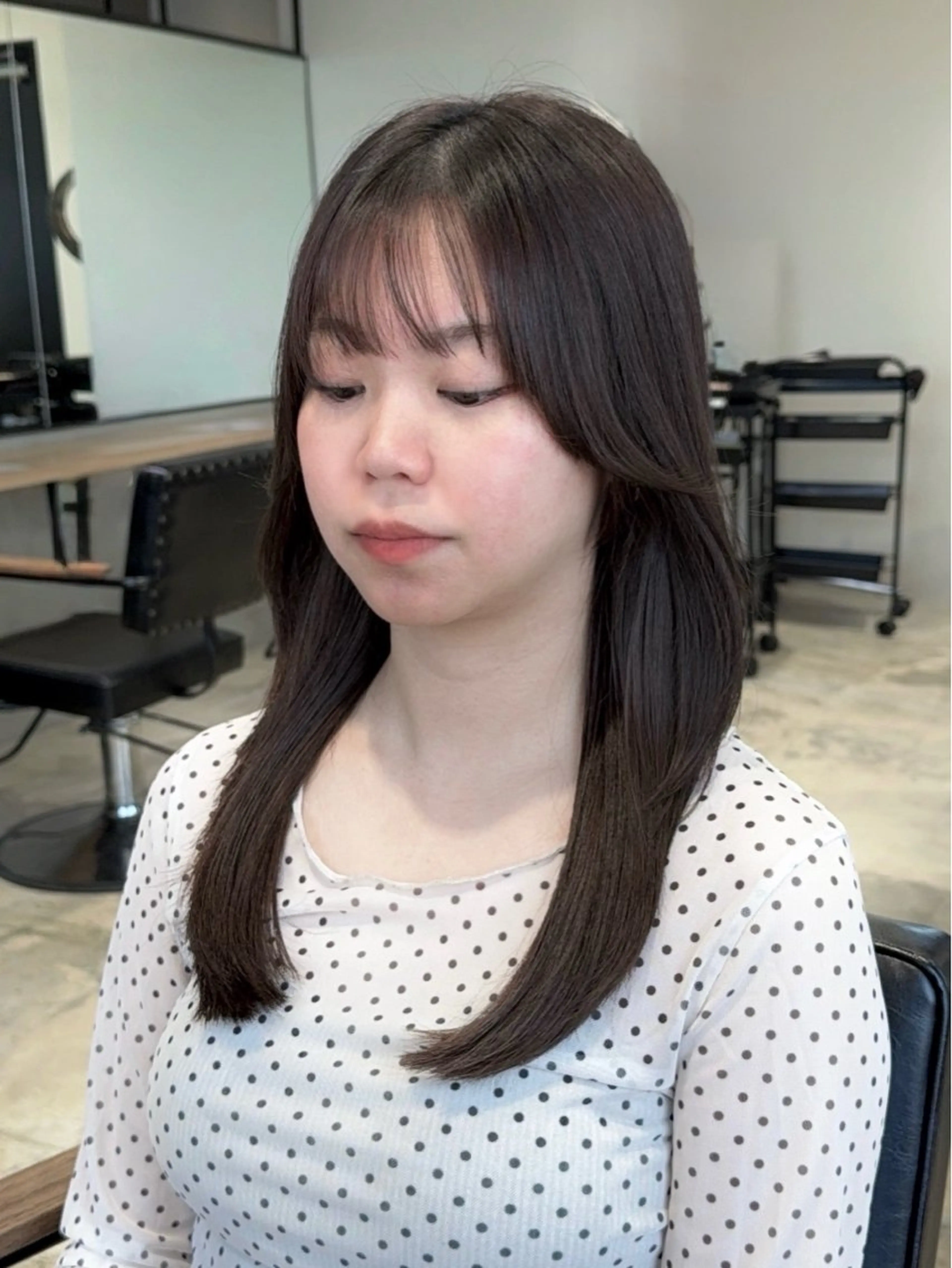 ミディアム カラー パーマ ヘアアレンジ IVY表参道所属・ヘアメイク小野リエ 韓国ハーフ🦊のヘアスタイル