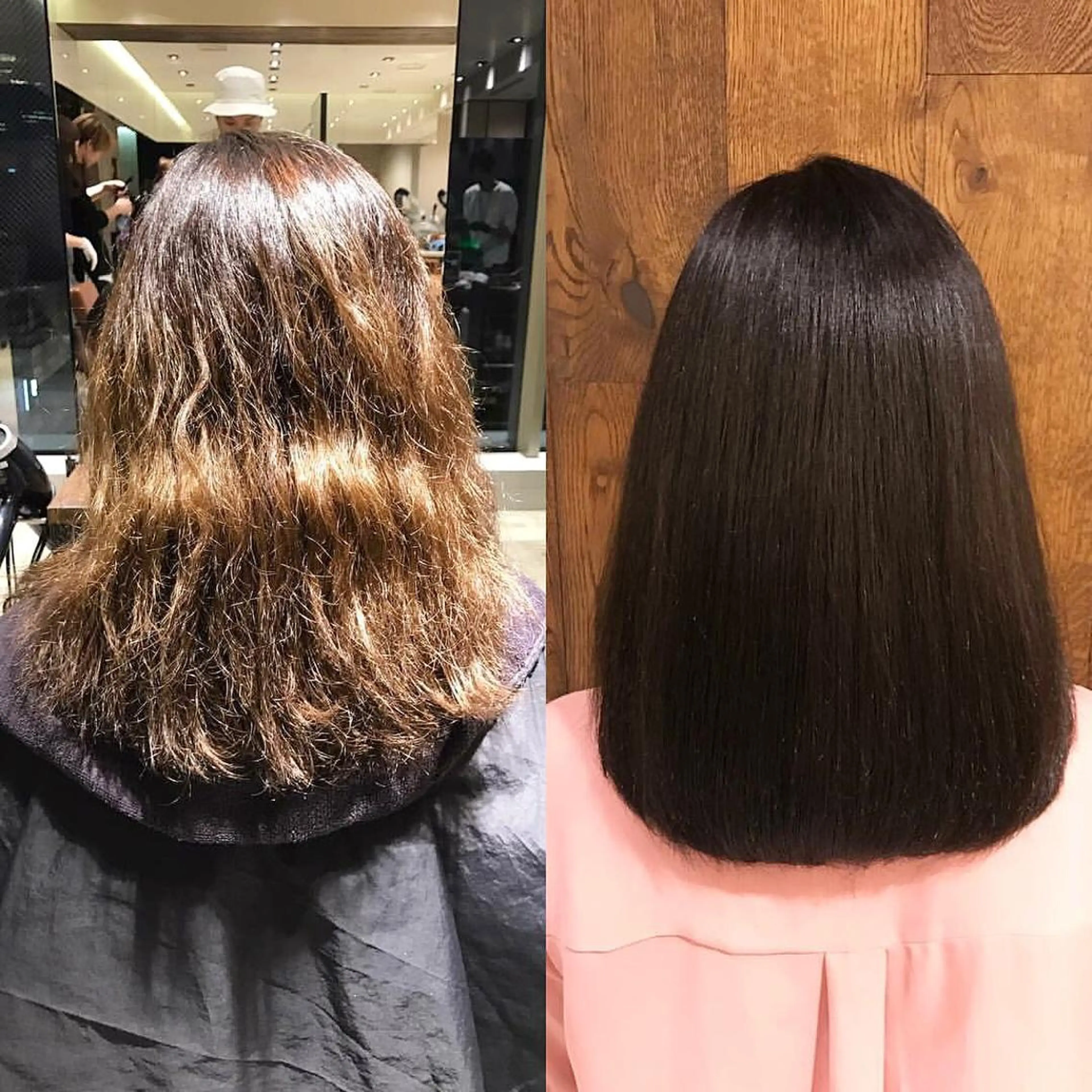 ミディアム カラー パーマ ヘアアレンジ 黒髪 ブルーカラー ブルーブラック インナーカラー くせ毛 カット 縮毛矯正 トリートメント 韓国レイヤー×透明感 髪質改善　武田涼のヘアスタイル