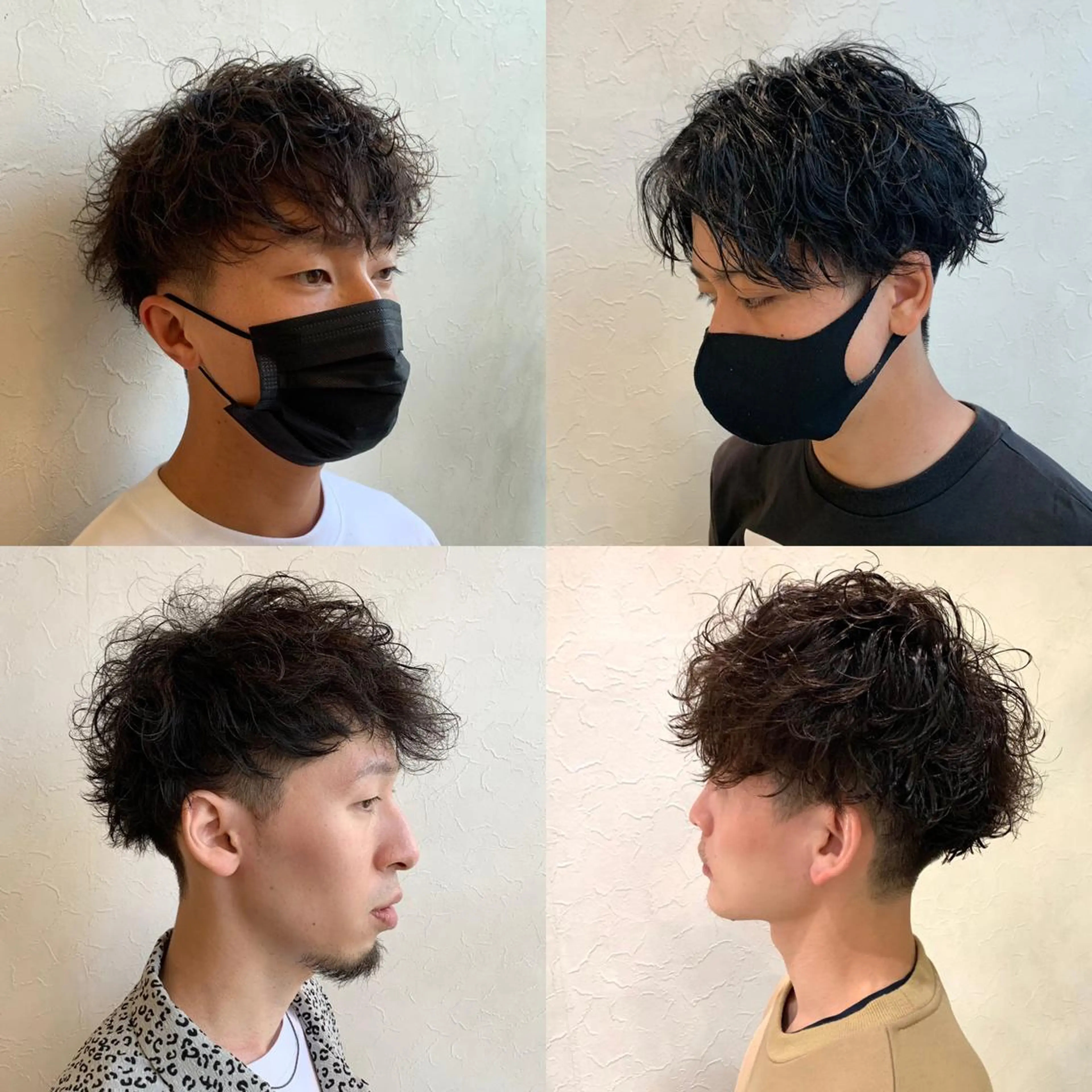ショート パーマ メンズ カット パーマ Liberty 店長 TAJIMAのヘアスタイル
