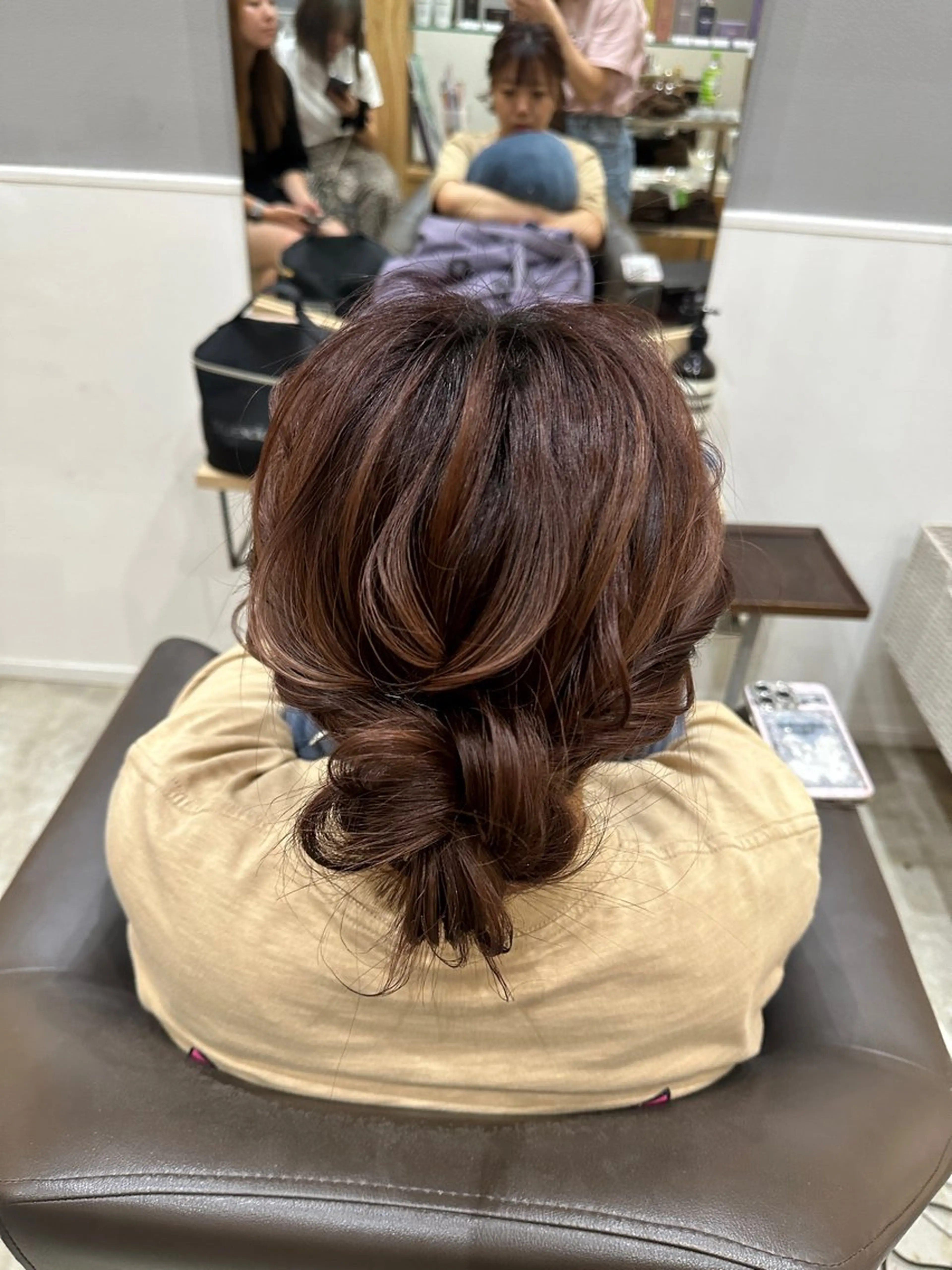 ミディアム ヘアセット miloc MOMOKAのヘアスタイル