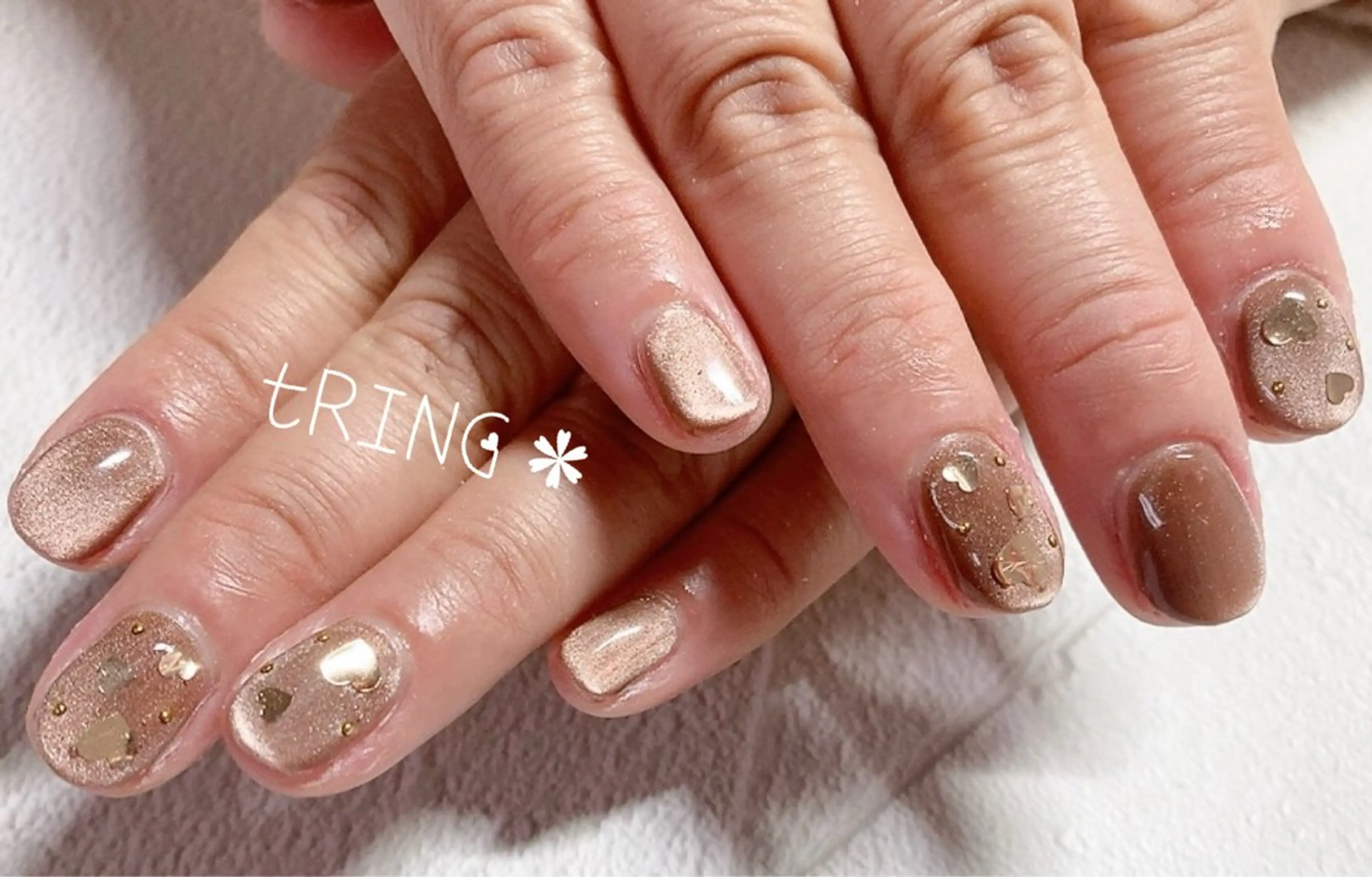 ネイル ハンドネイル tRING＊ しいの木台のネイルデザイン