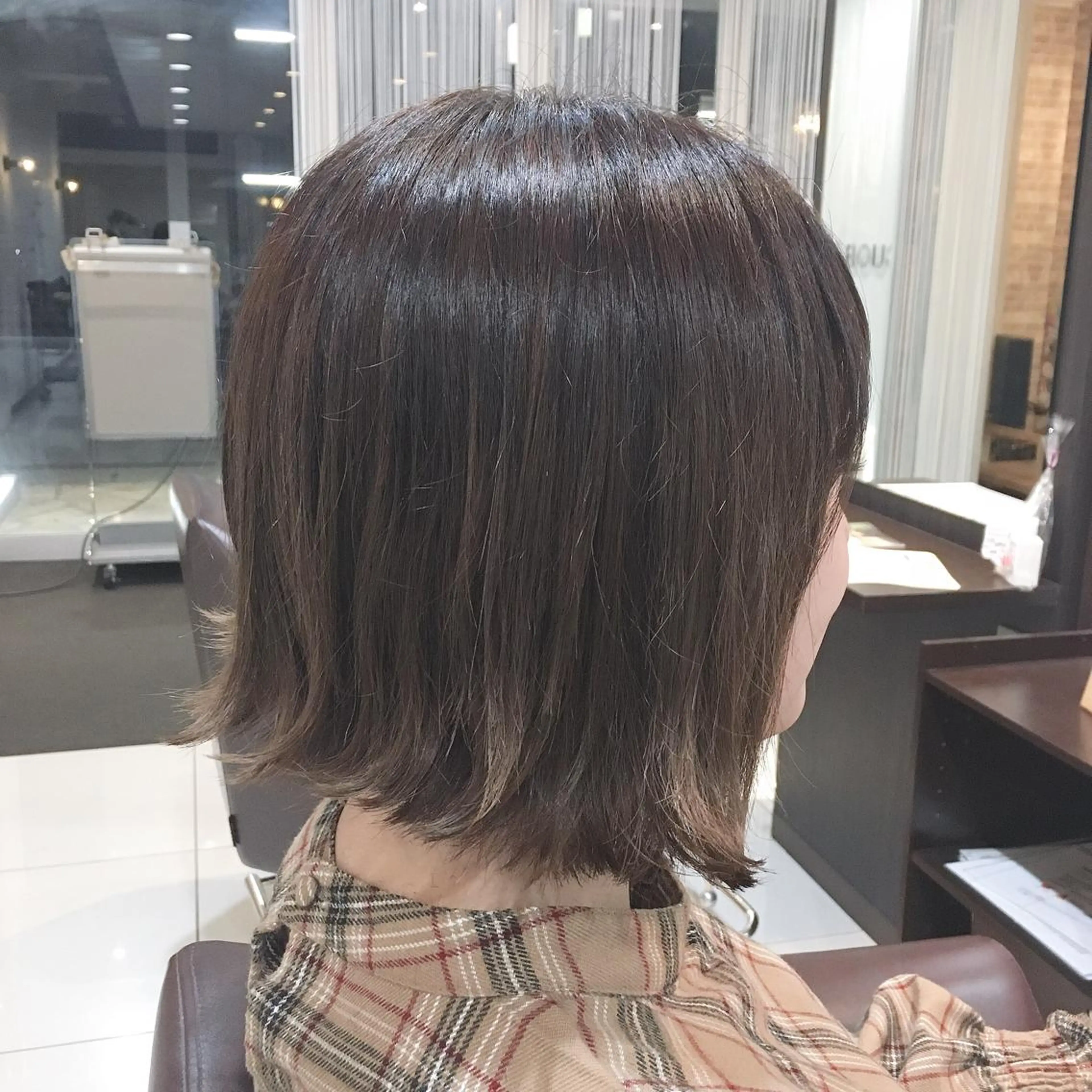 ショート ショートボブ ボブ ショートヘア 外ハネヘア 大石 祐那のヘアスタイル