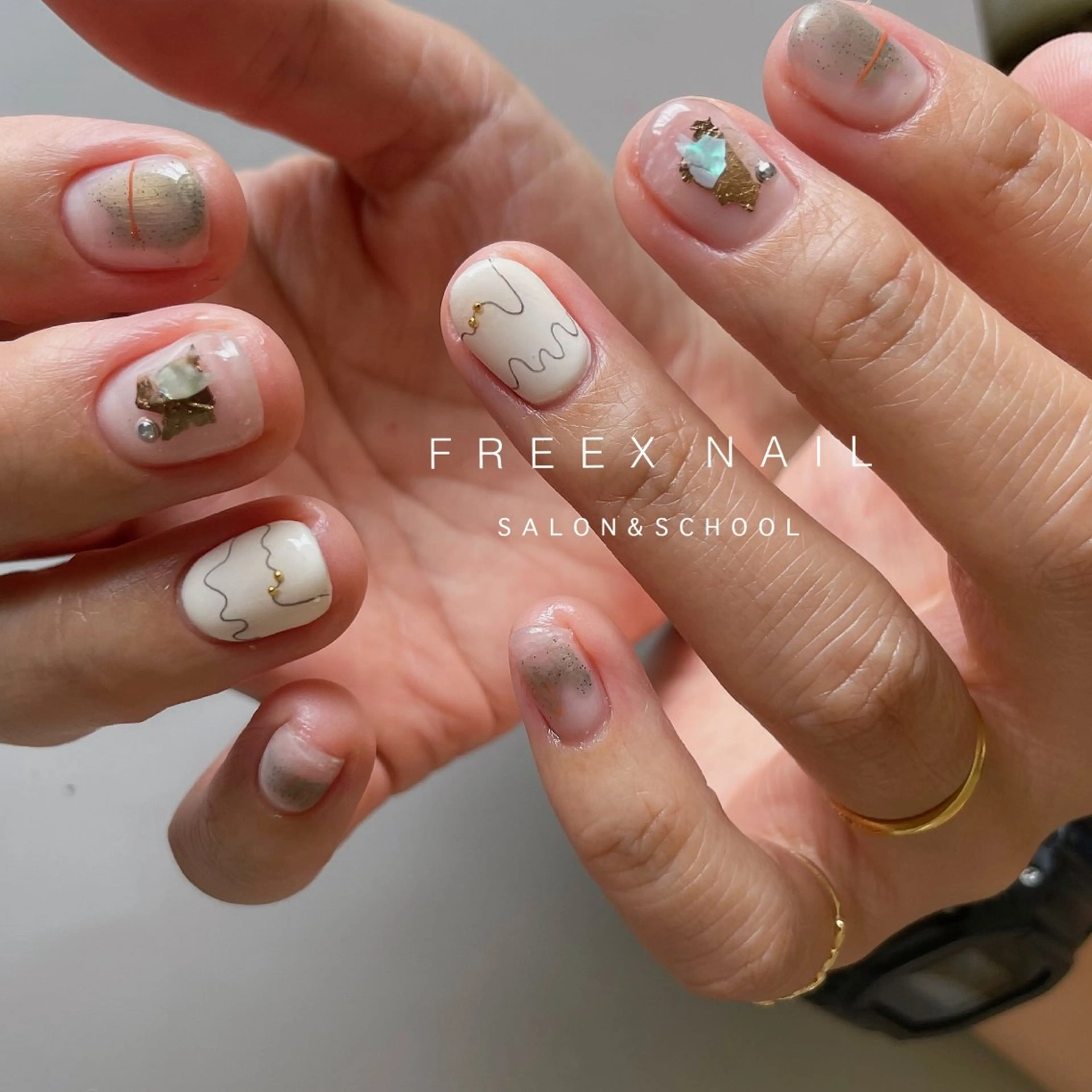 ネイル ニュアンスネイル ハンドネイル ハンドケア Freex nail所属・freex nail /ニュアンス/個性派のネイルデザイン