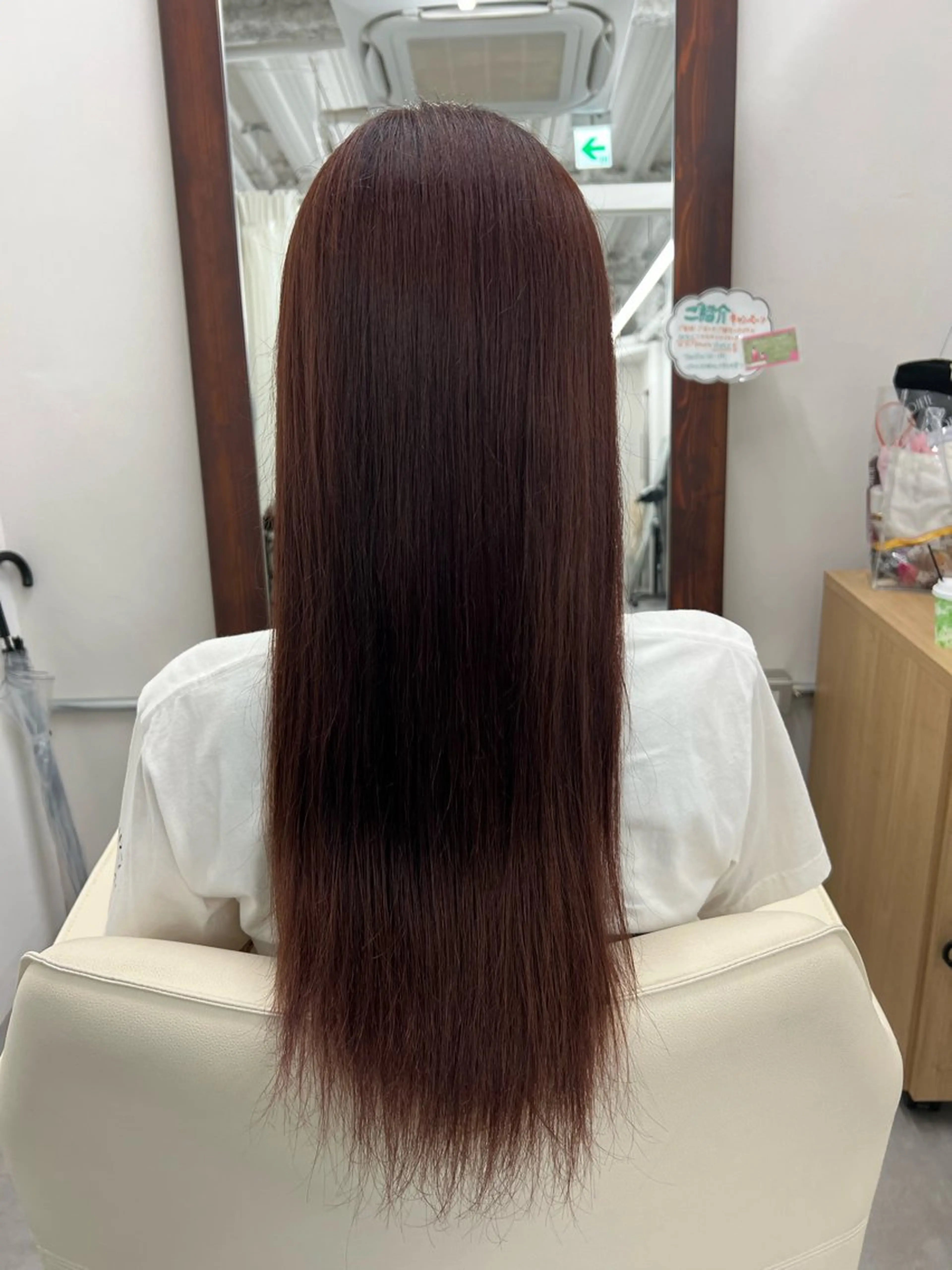 カラー ブラウンカラー レッドカラー 愛子 /ハイトーンのヘアスタイル
