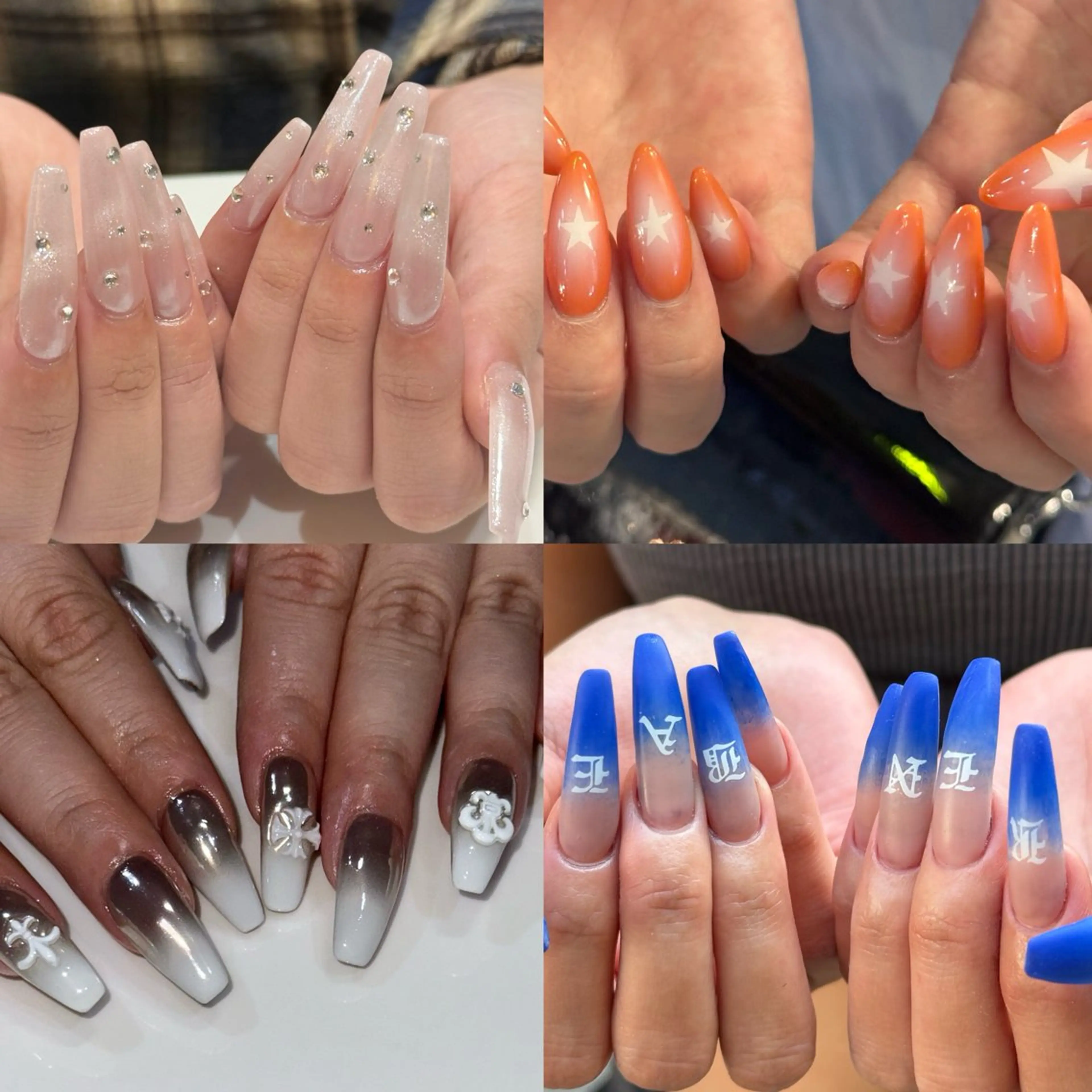 【hand】限定🧡長さ出し+アート(オフなし)の写真