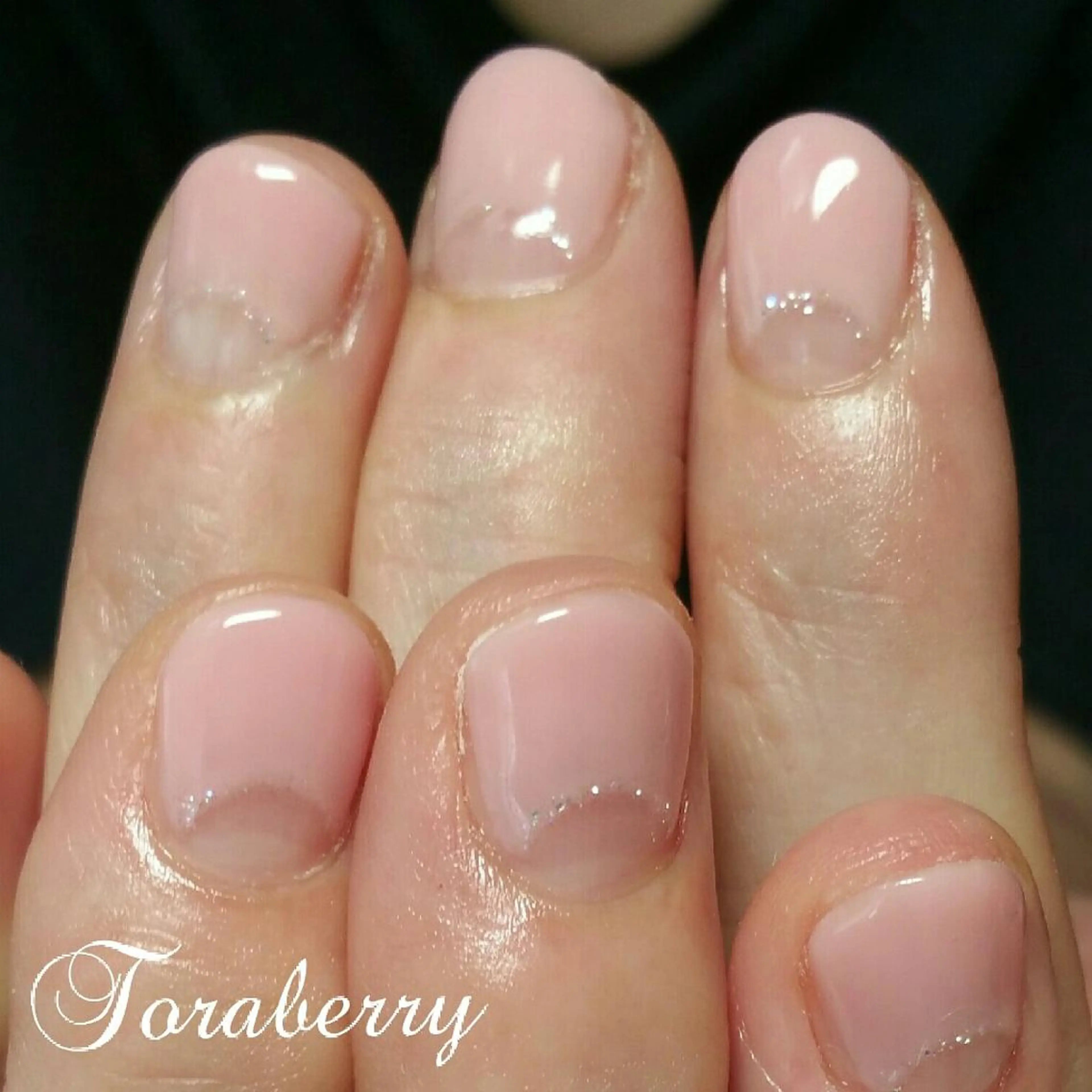 ネイル フレンチネイル 逆フレンチ ハンドネイル ネイリスト なつみのネイルデザイン