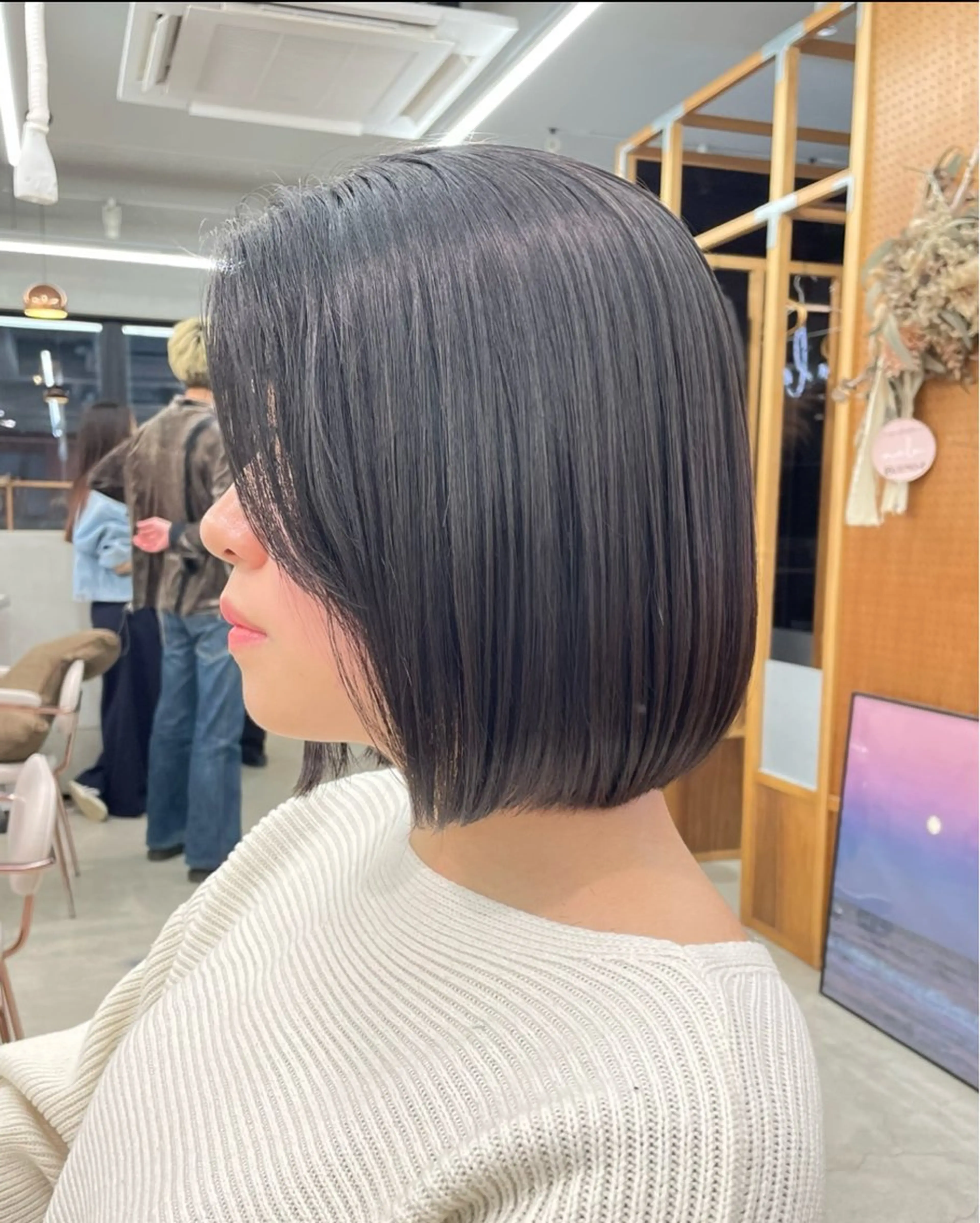 ミディアム ボブ 【ブリーチ特化】 イマダナツミのヘアスタイル