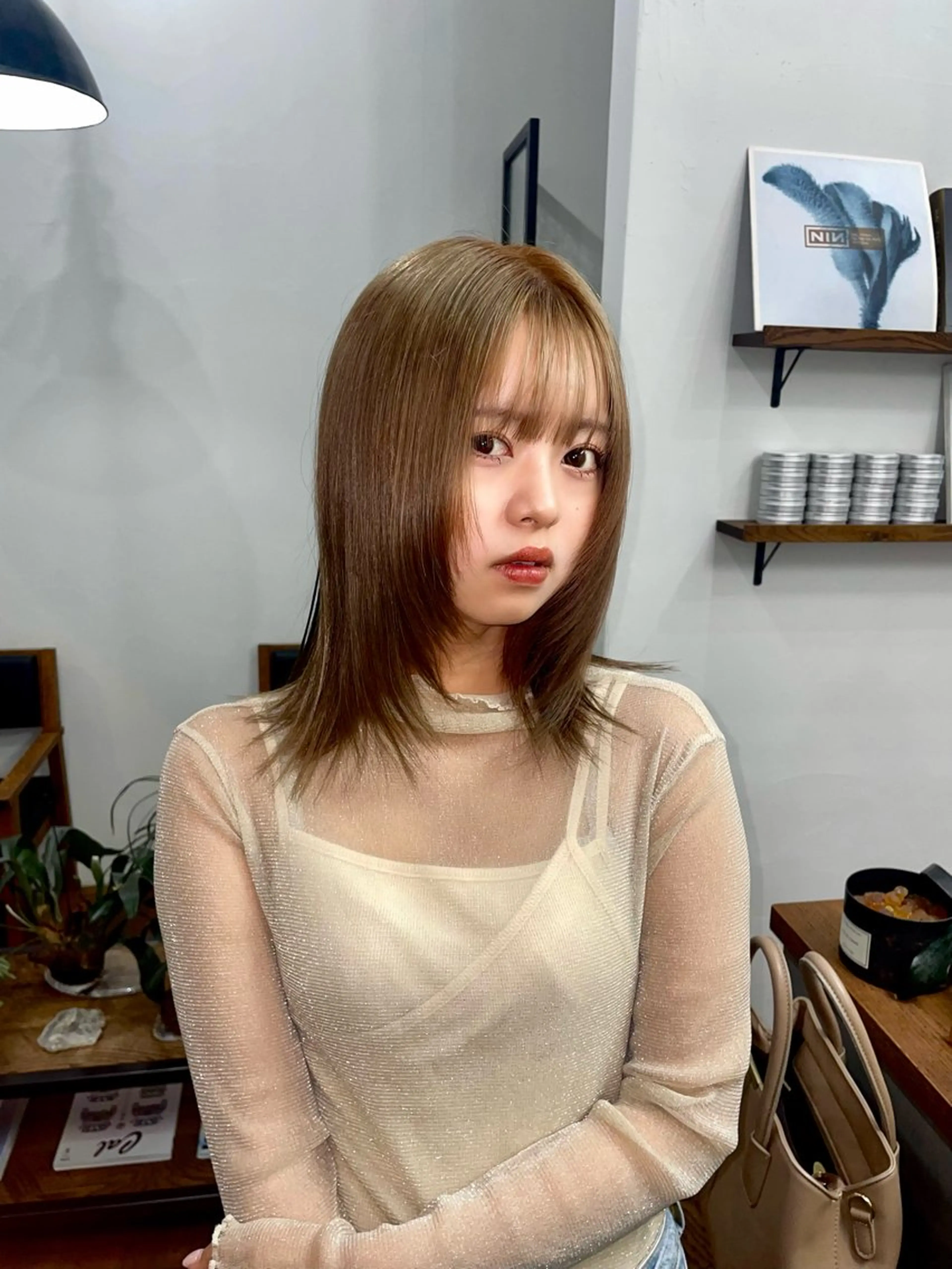 ミディアム カット ヘアカラー NiL所属・藤浪 駿のヘアスタイル