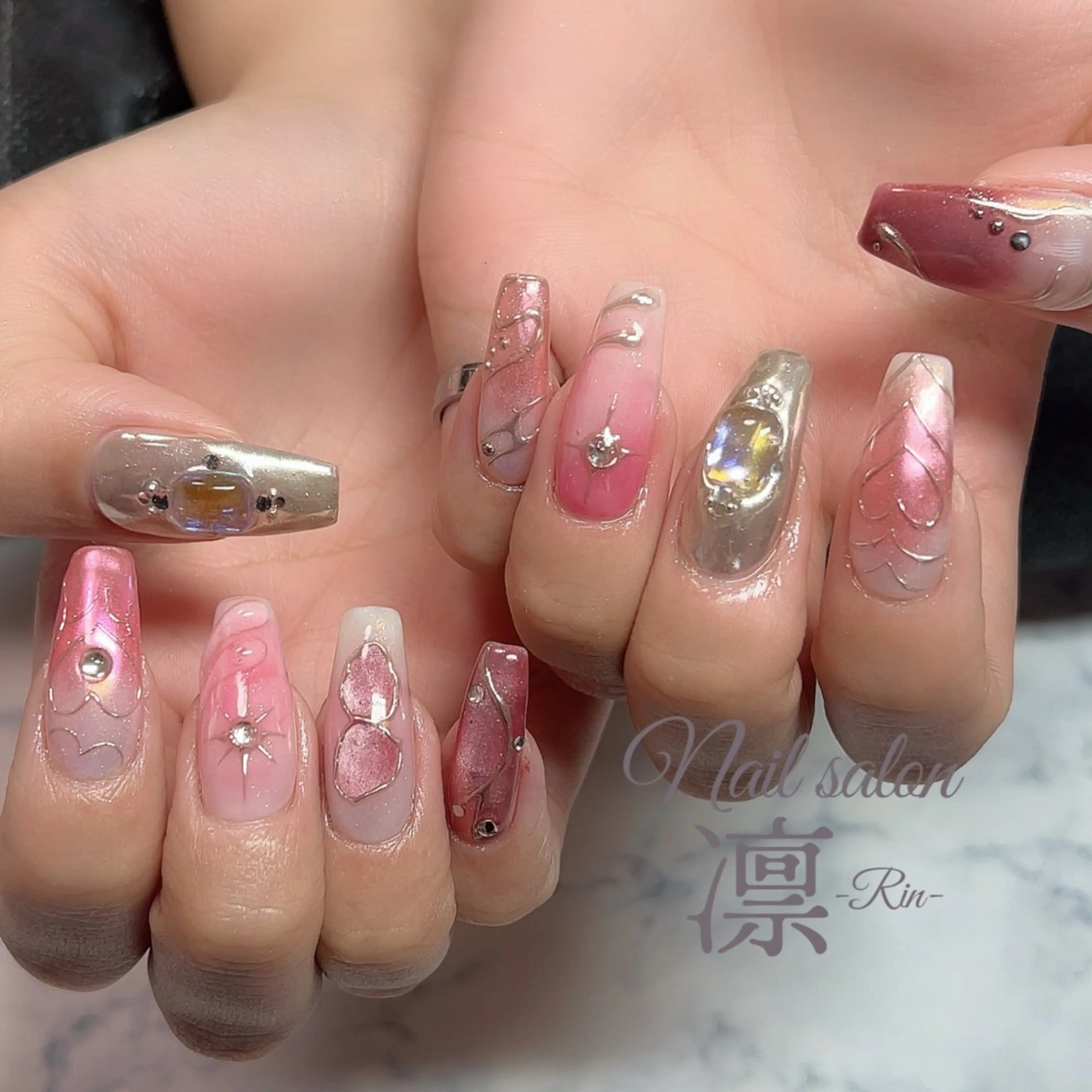 ネイル ジェルネイル private salon凛のネイルデザイン