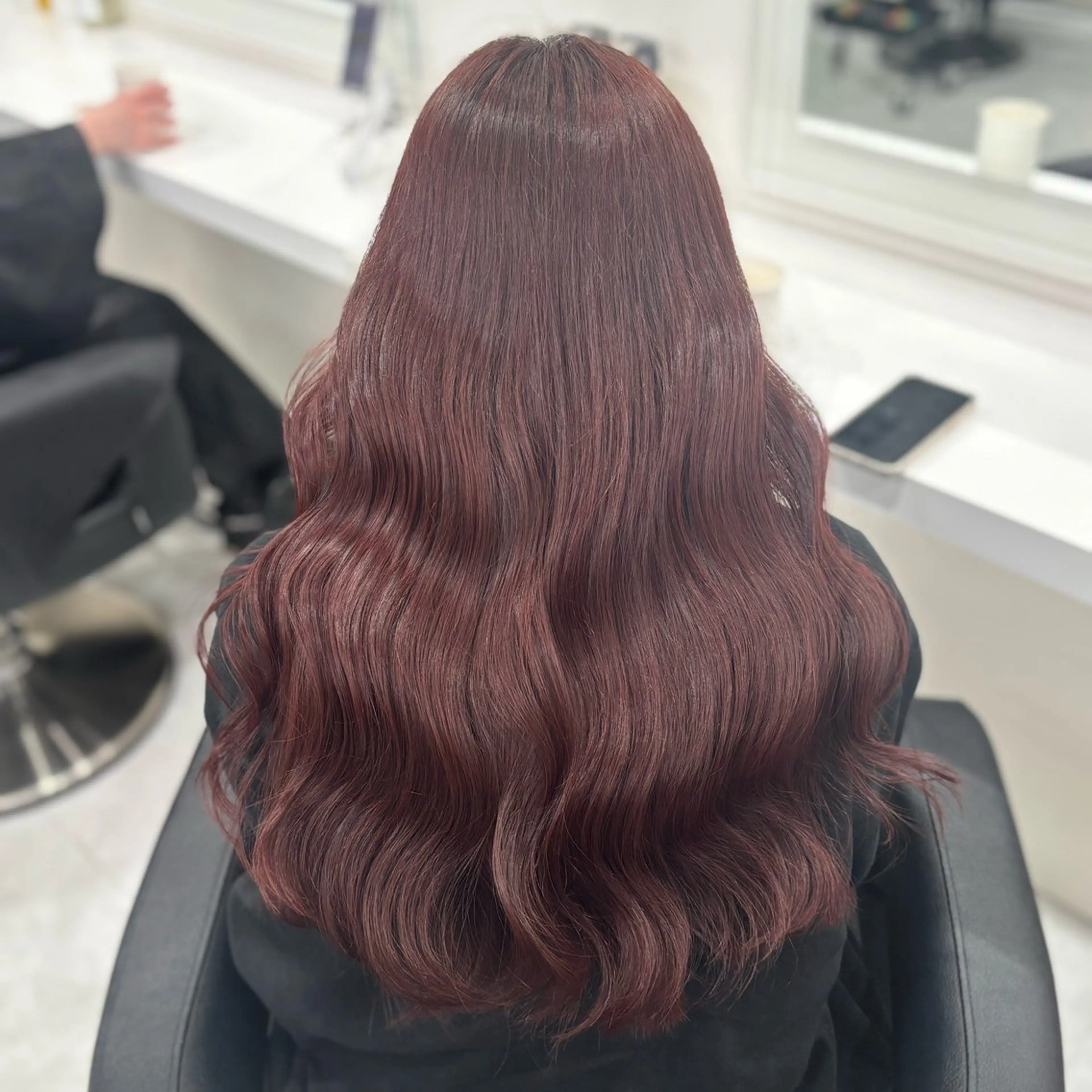 ロング カット ヘアカラー お洒落暖色 🍒AOI🍒のヘアスタイル