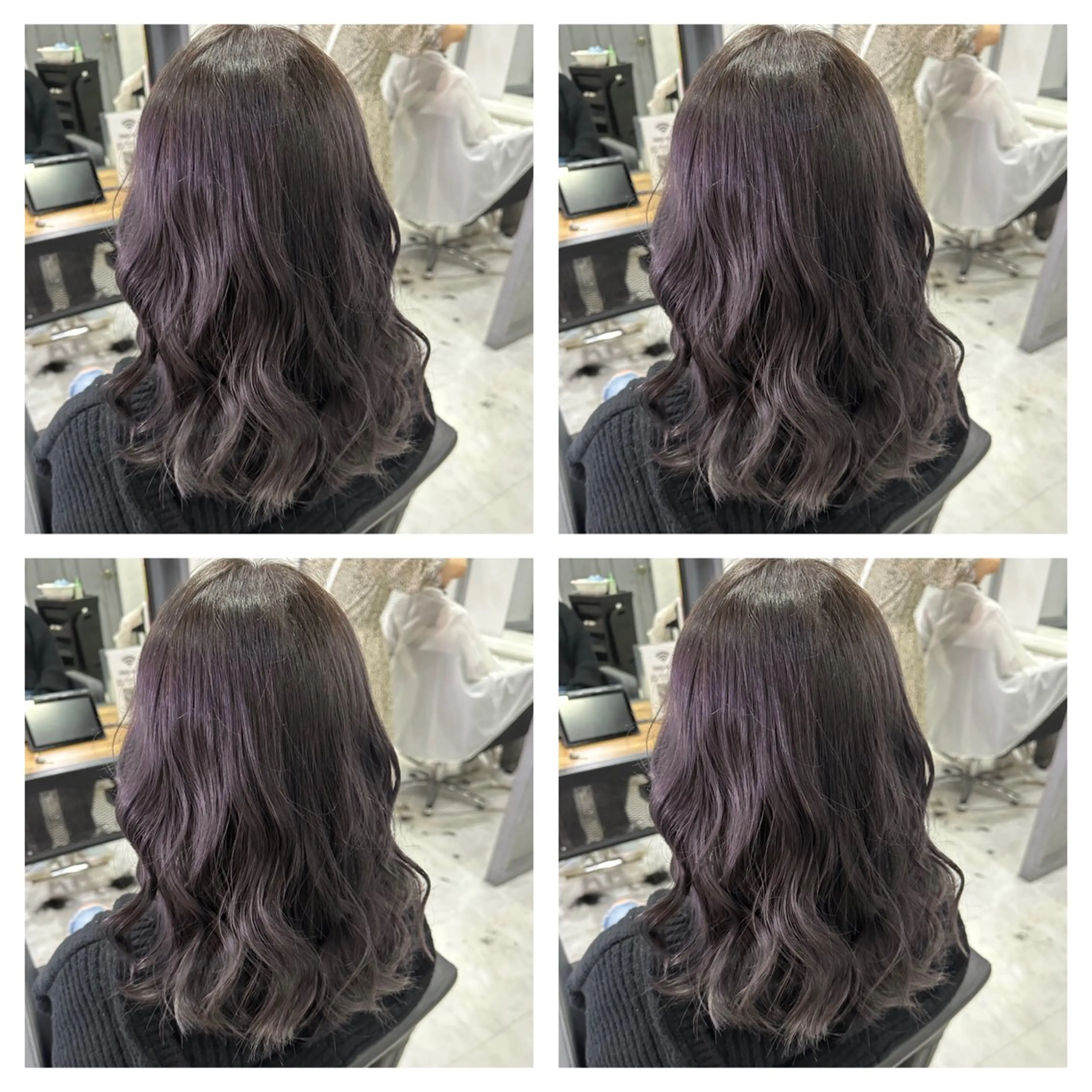 セミロング カラー ヘアアレンジ 🎀推し活ヘアー🎀 Yuuna🐰💖のヘアスタイル