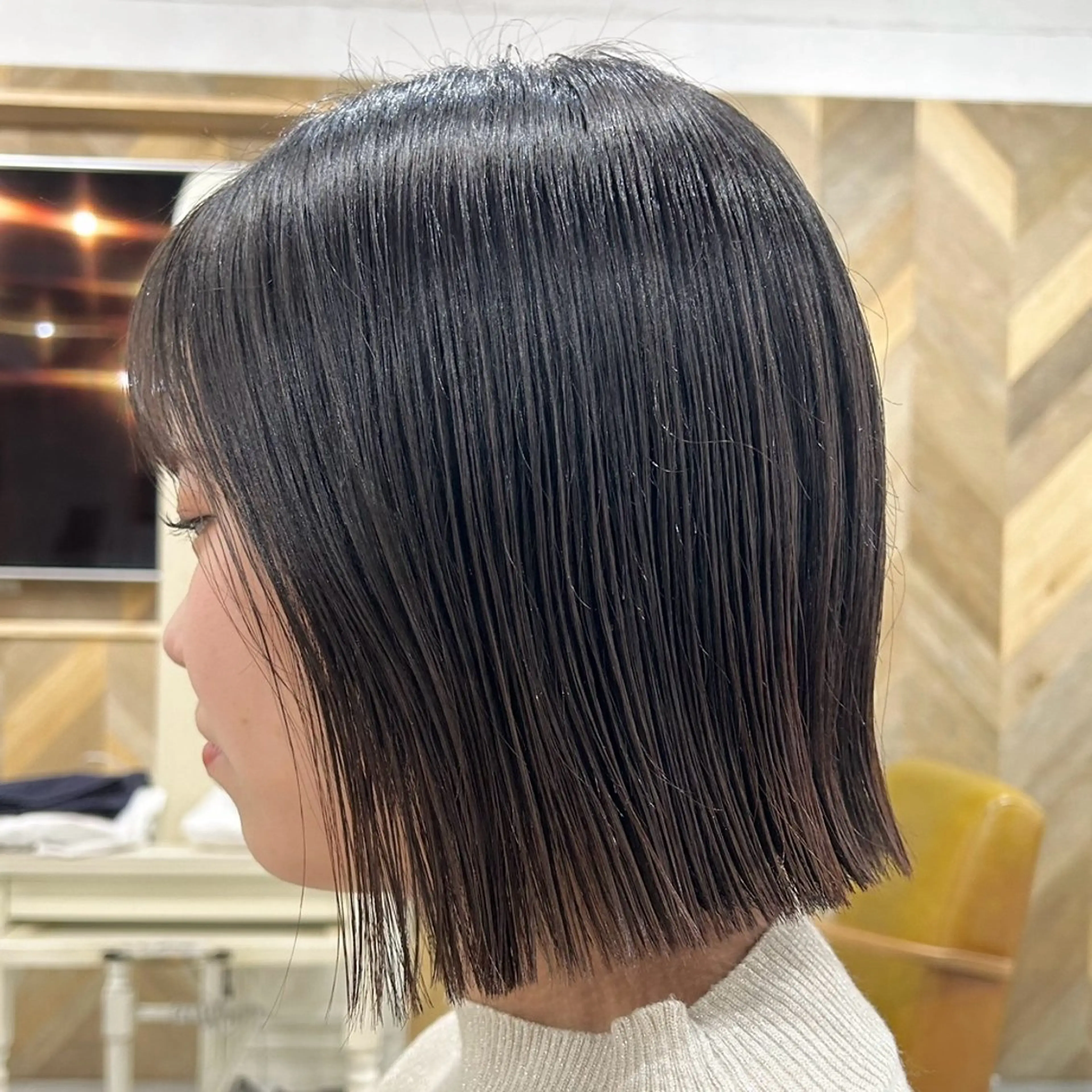 ショート 切りっぱなしボブ ボブ 顔まわりカット/ボブ /🧁とーこ🧁のヘアスタイル