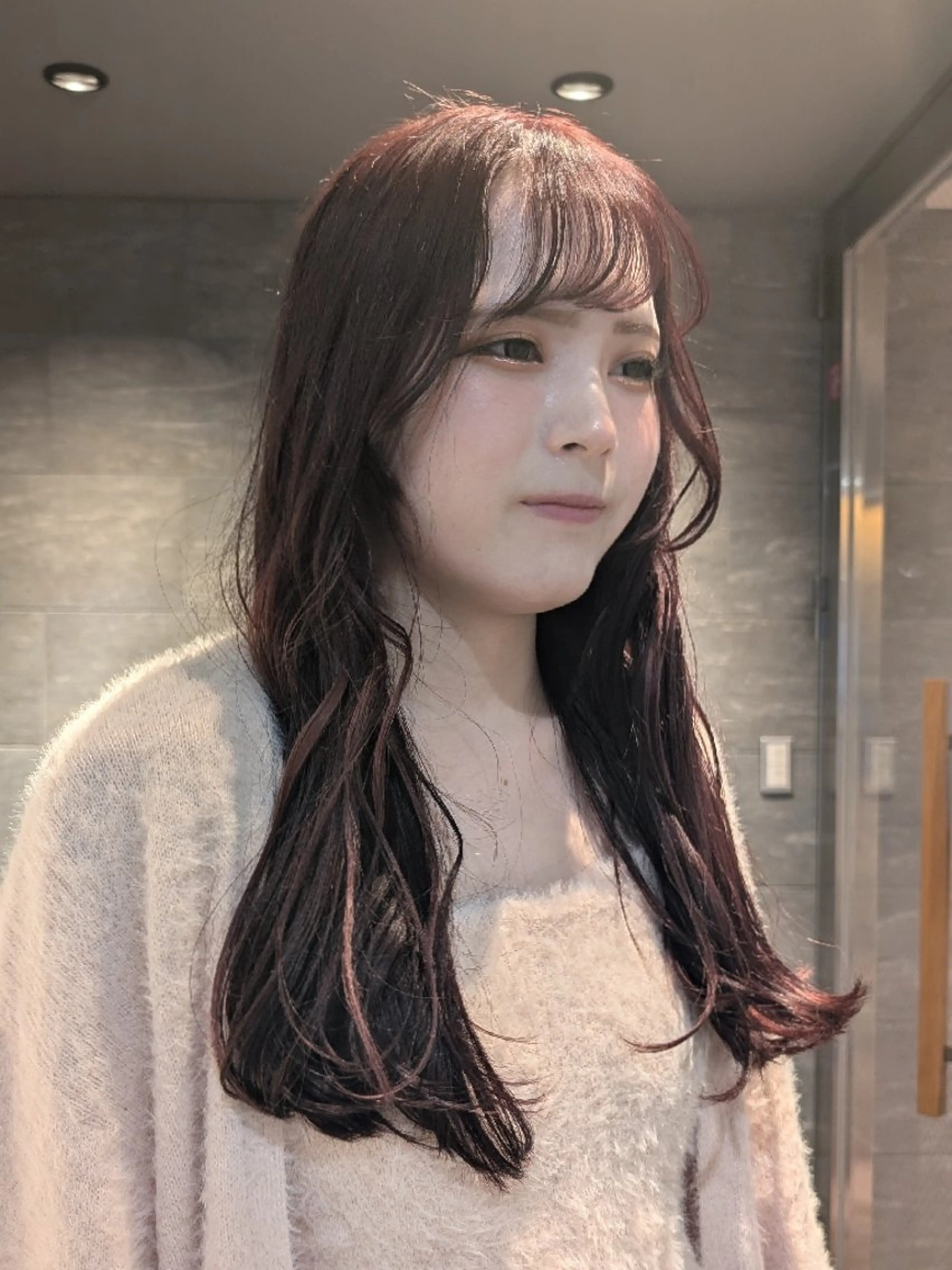 ロング ツヤ髪🎀暖色カラー さとあみのヘアスタイル