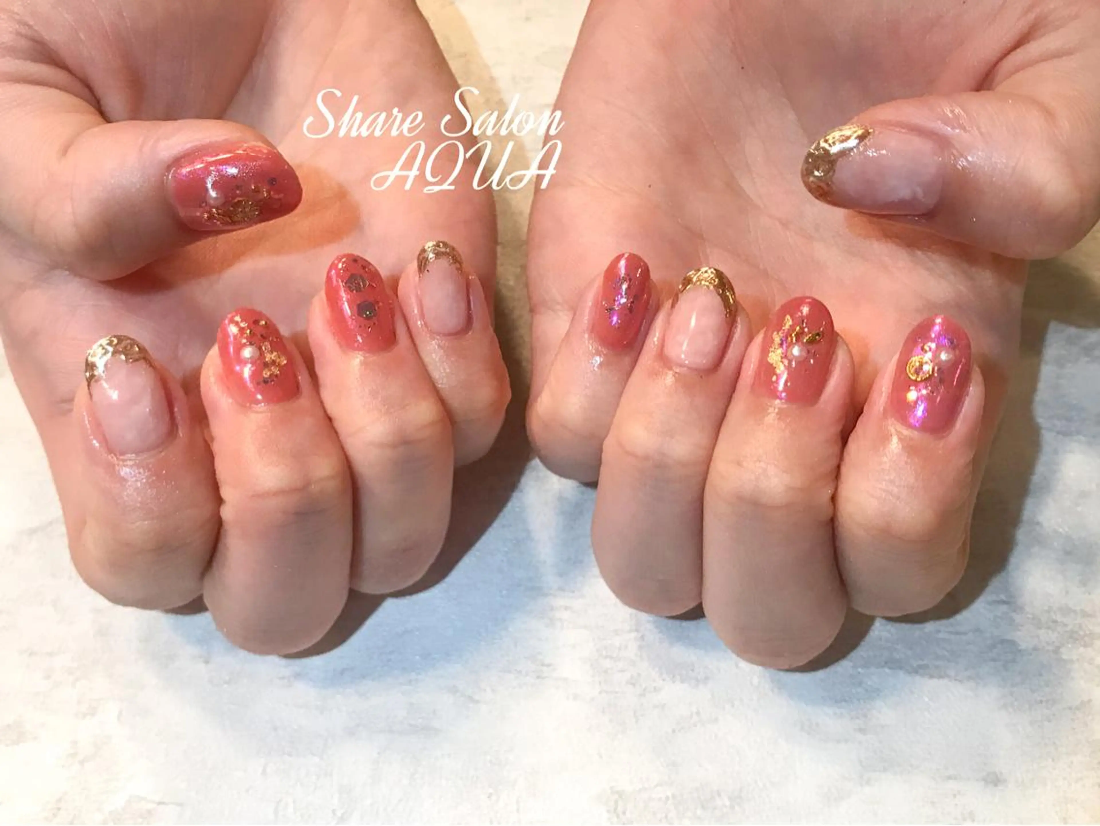ネイル Share Salon AQUA所属・n. ayakaのネイルデザイン