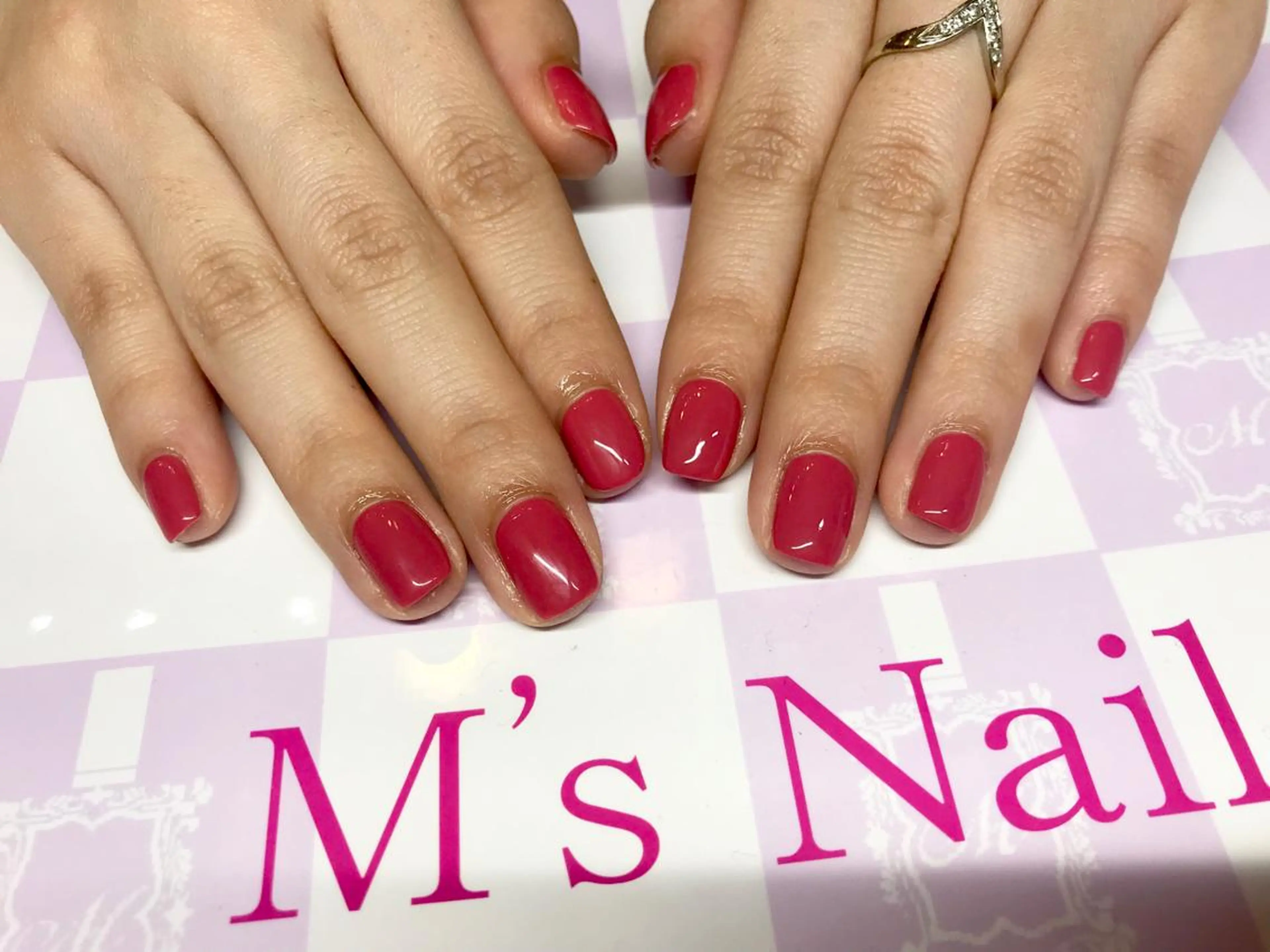 ネイル ワンカラーネイル M's nail所属・M's nail ..のネイルデザイン
