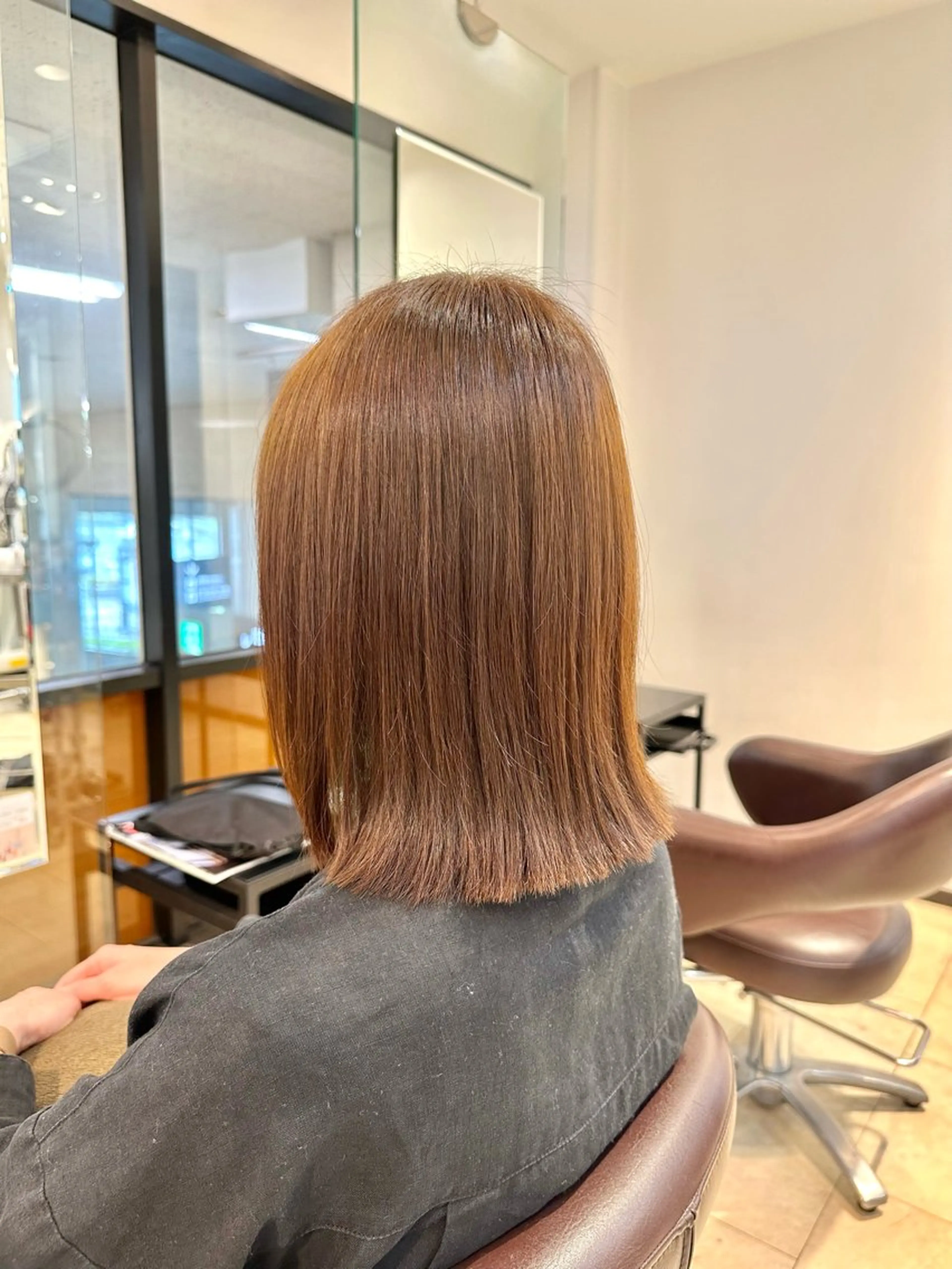 ショート TAYA大阪上本町所属・【ダブルカラー/縮毛 矯正】十場のヘアスタイル