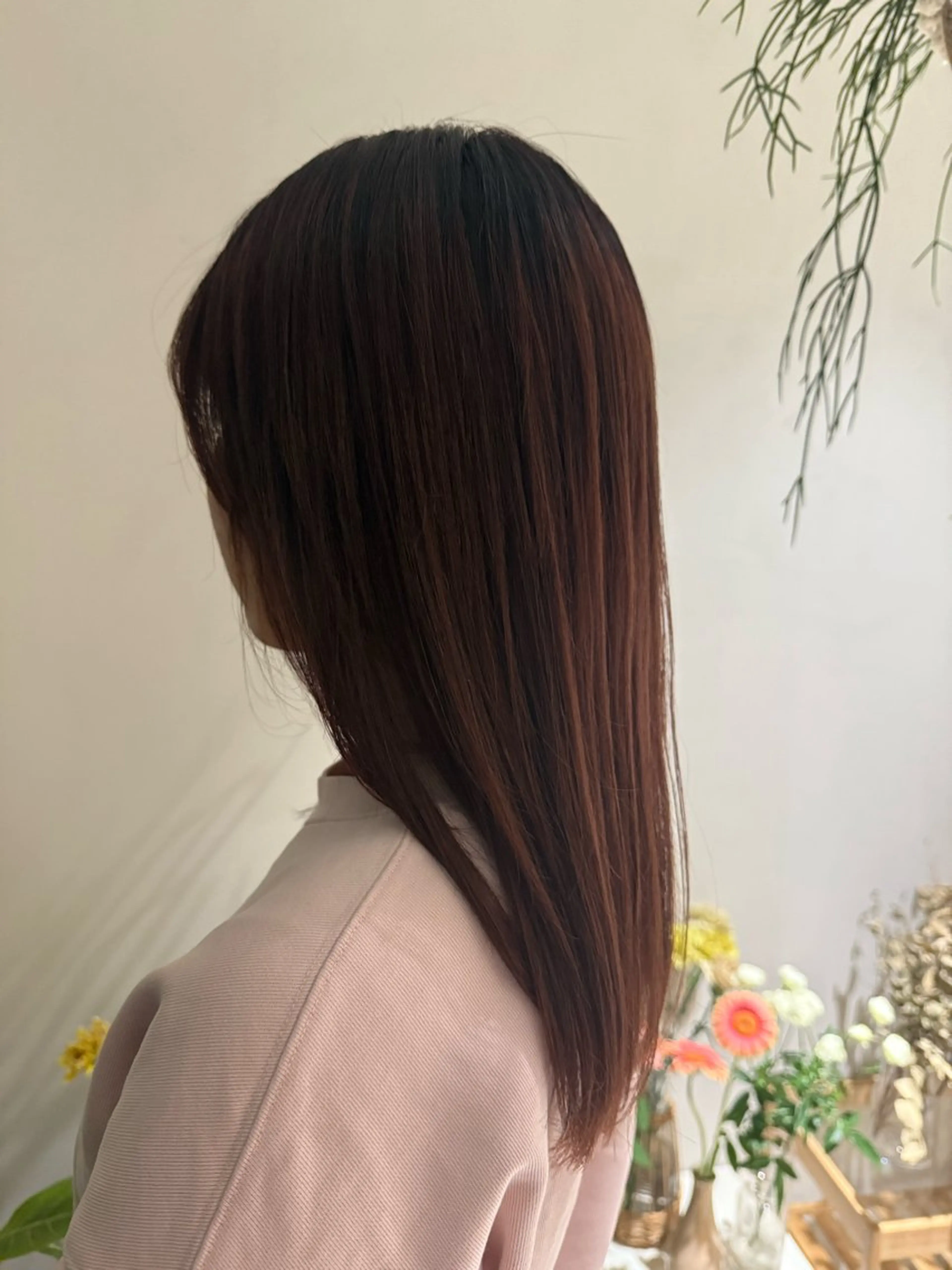 ミディアム カラー ヘアカラー 🎀花屋併設サロン 荘司まゆり🎀のヘアスタイル