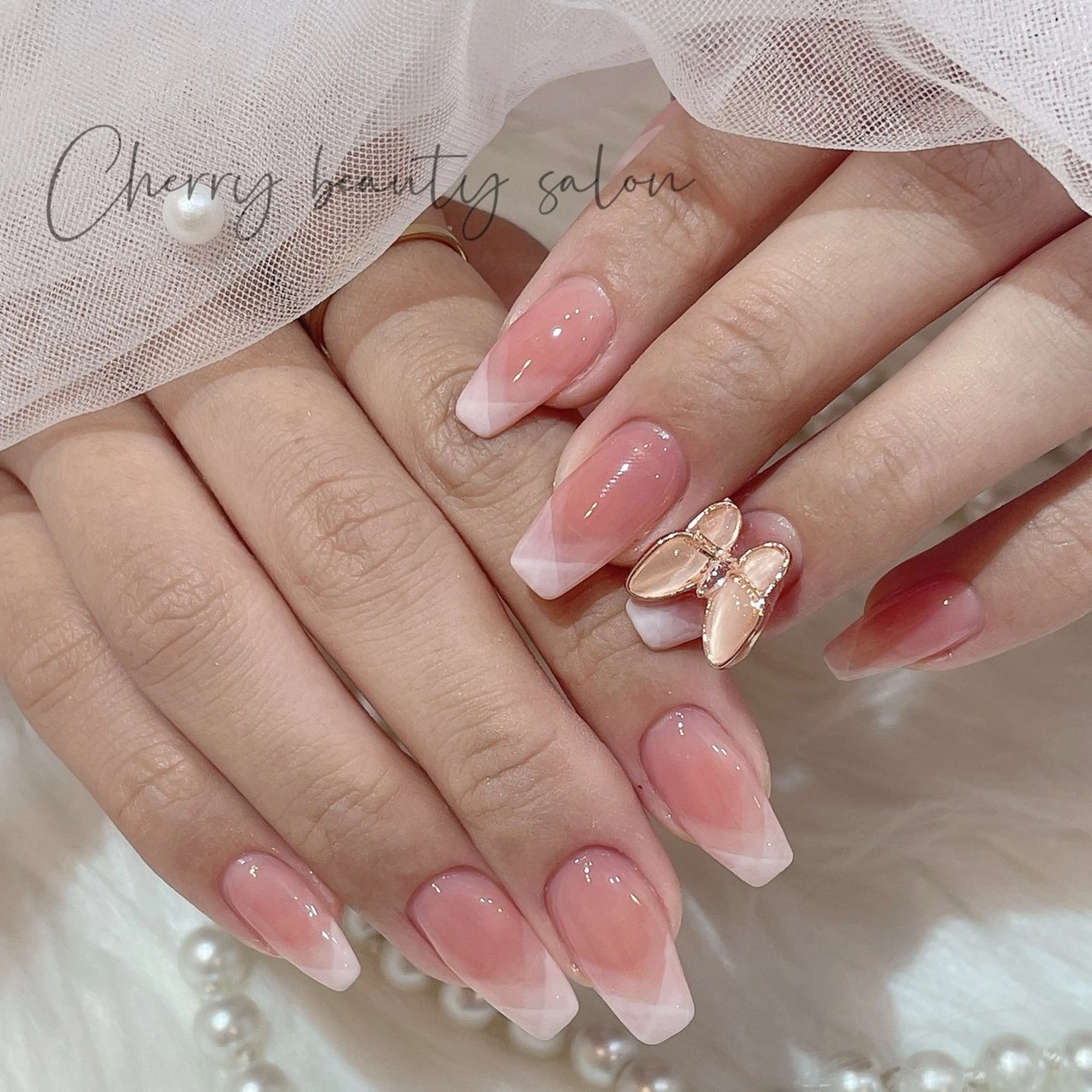 ネイル ハンドネイル ハンドケア SAKURA 🍒のネイルデザイン