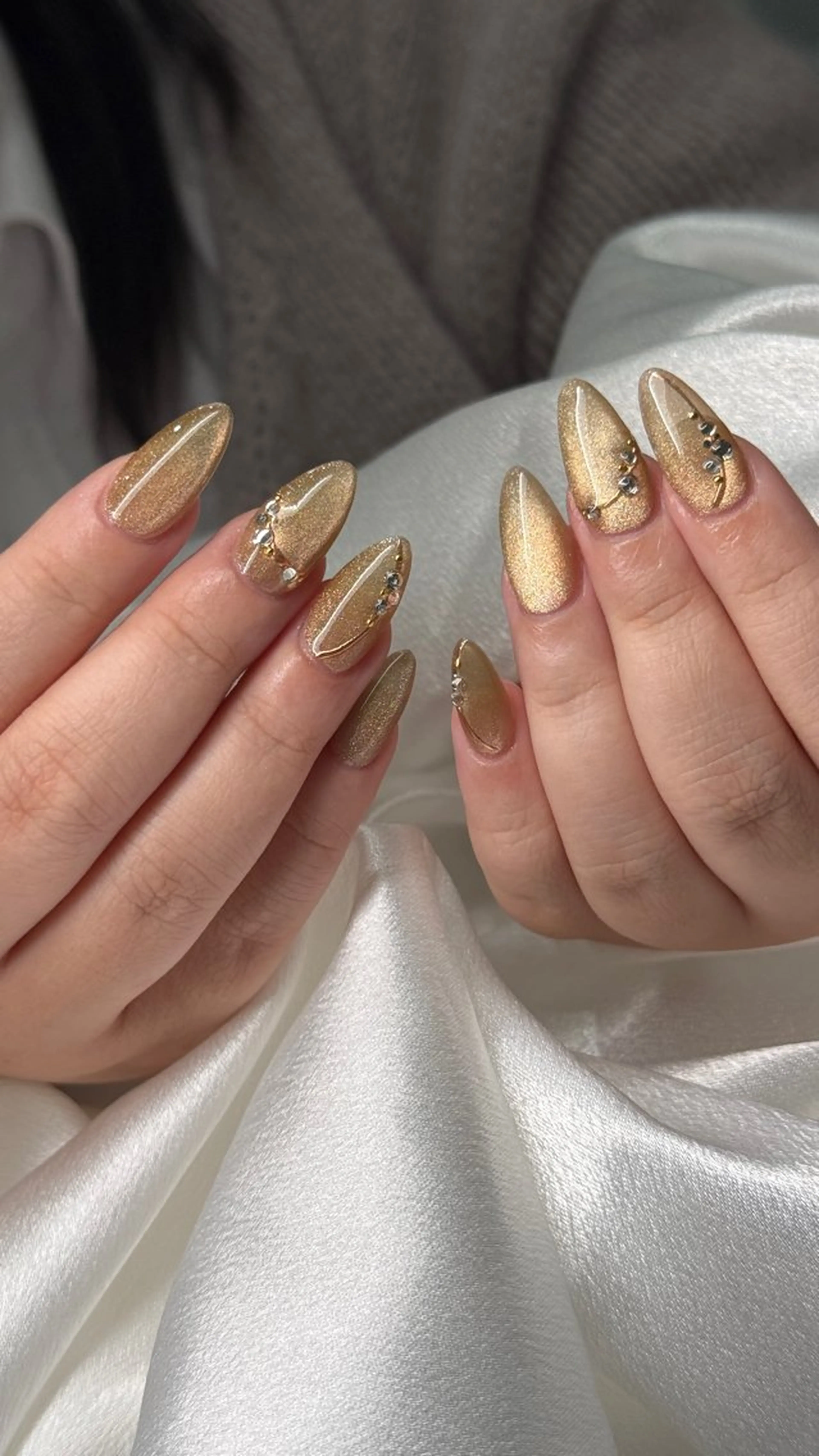 ネイル マグネットネイル ネイルチップ ハンドネイル ハンドケア HANA.NAILS所属・HANA 自宅サロンのネイルデザイン