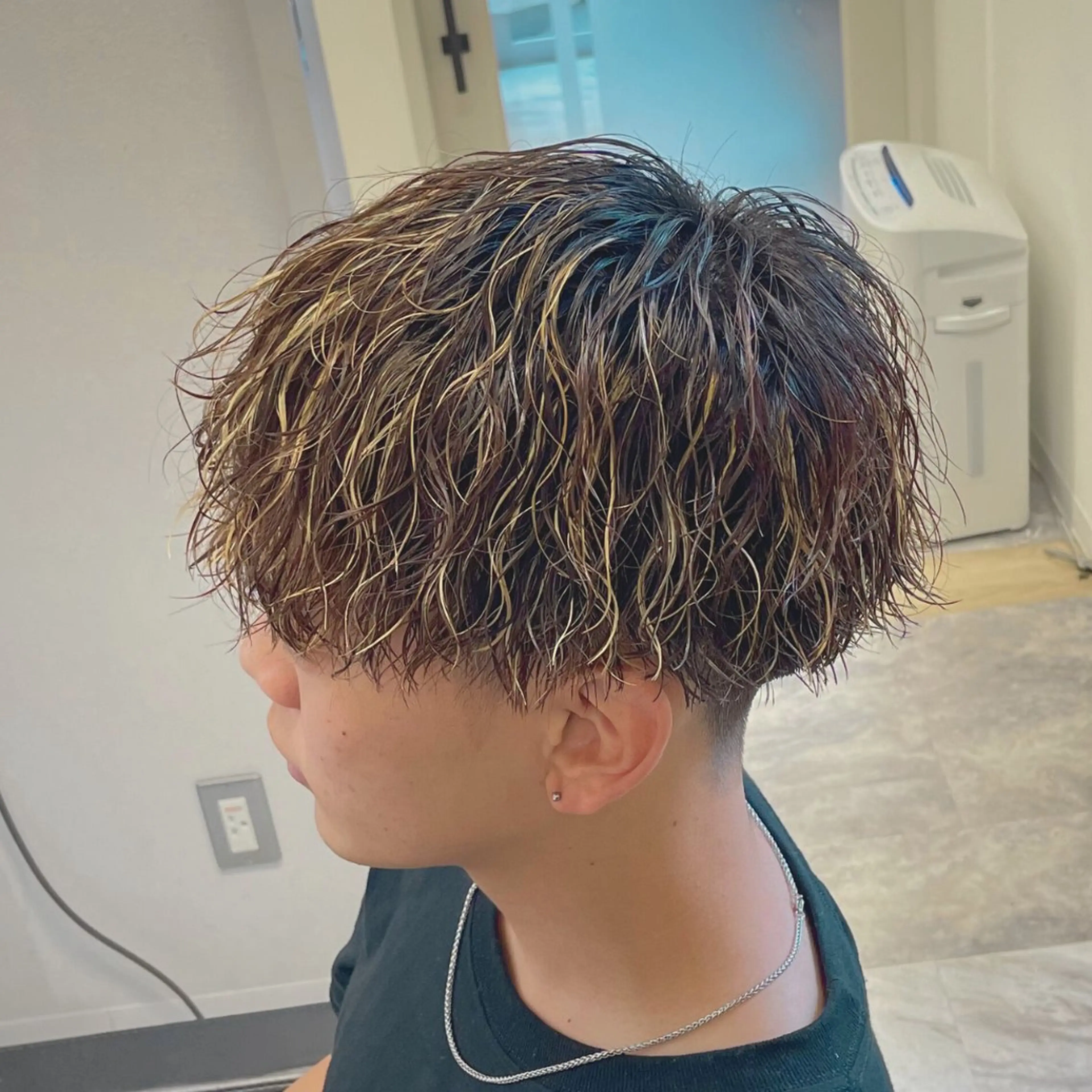 メンズ カット ヘアカラー パーマ GLANZ/メンズ カットモデル予約用のヘアスタイル