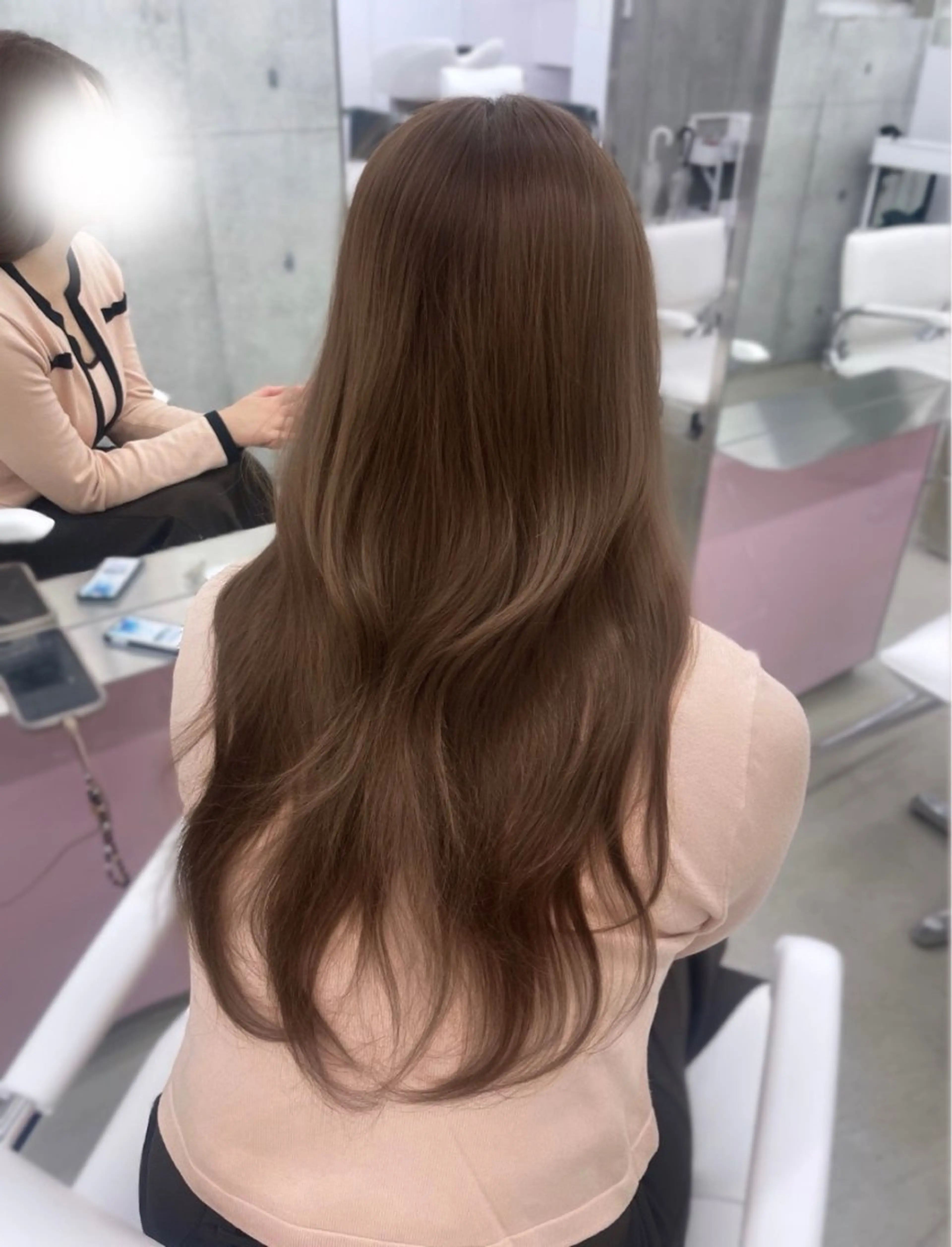 ロング カット ヘアカラー トリートメント NI所属・𝑨𝑴𝑰 🎀 ガーリーヘア🤍のヘアスタイル