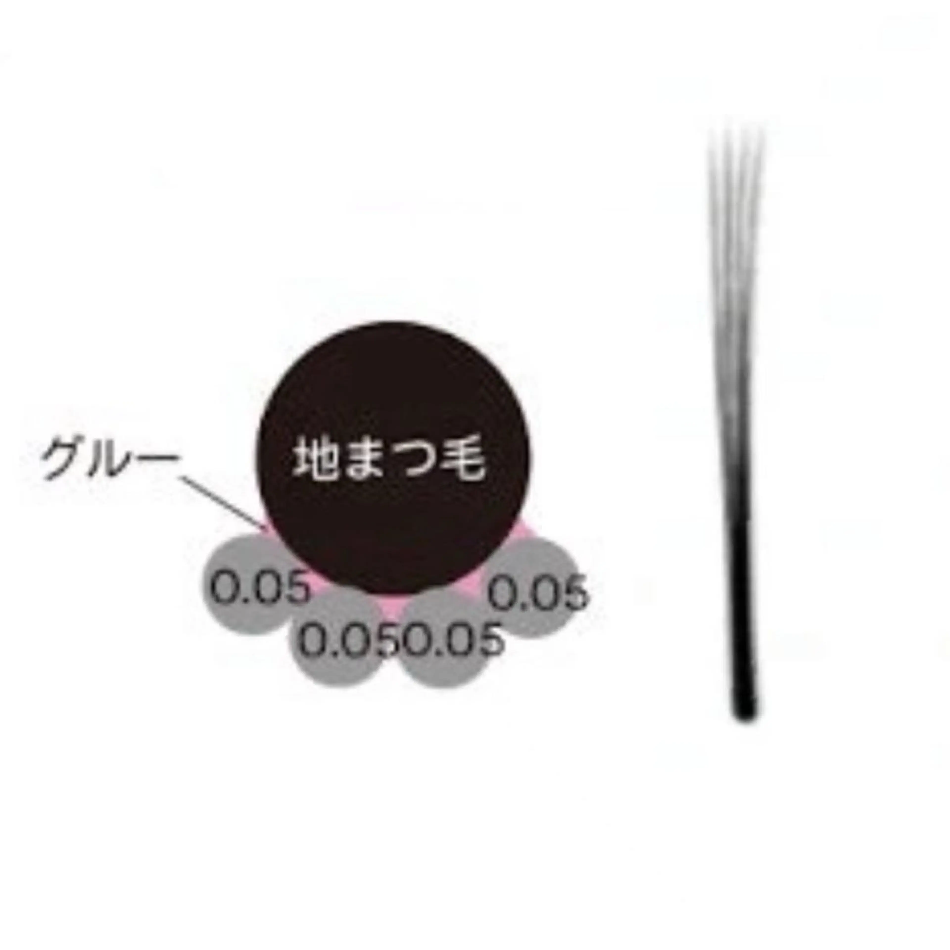 LED🍓【束感ボリュームラッシュ】100束🍓   ‼️オフ➕500円❗️の写真