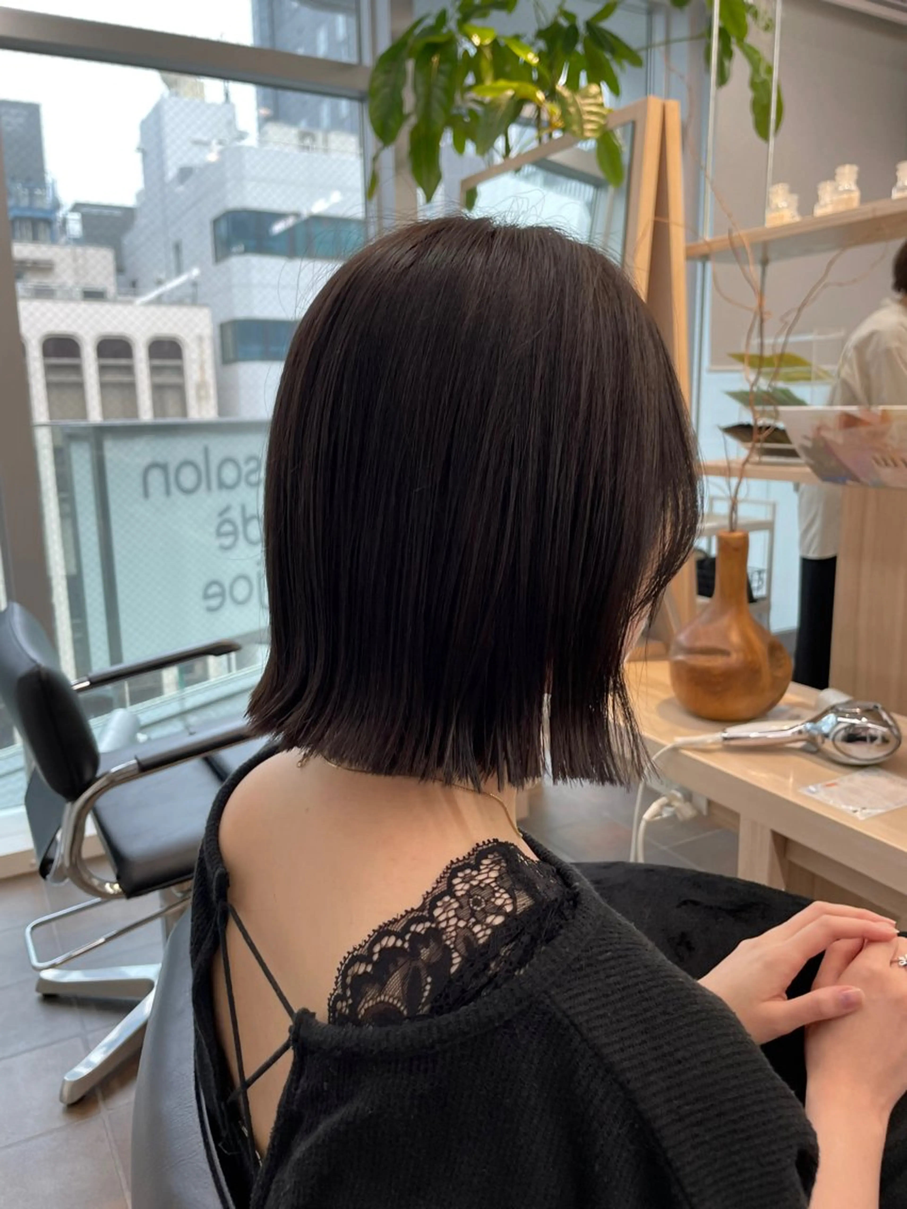 ショート カット 縮毛矯正 トリートメント レイヤー/ショート/ ボブ/レイヤー横浜のヘアスタイル