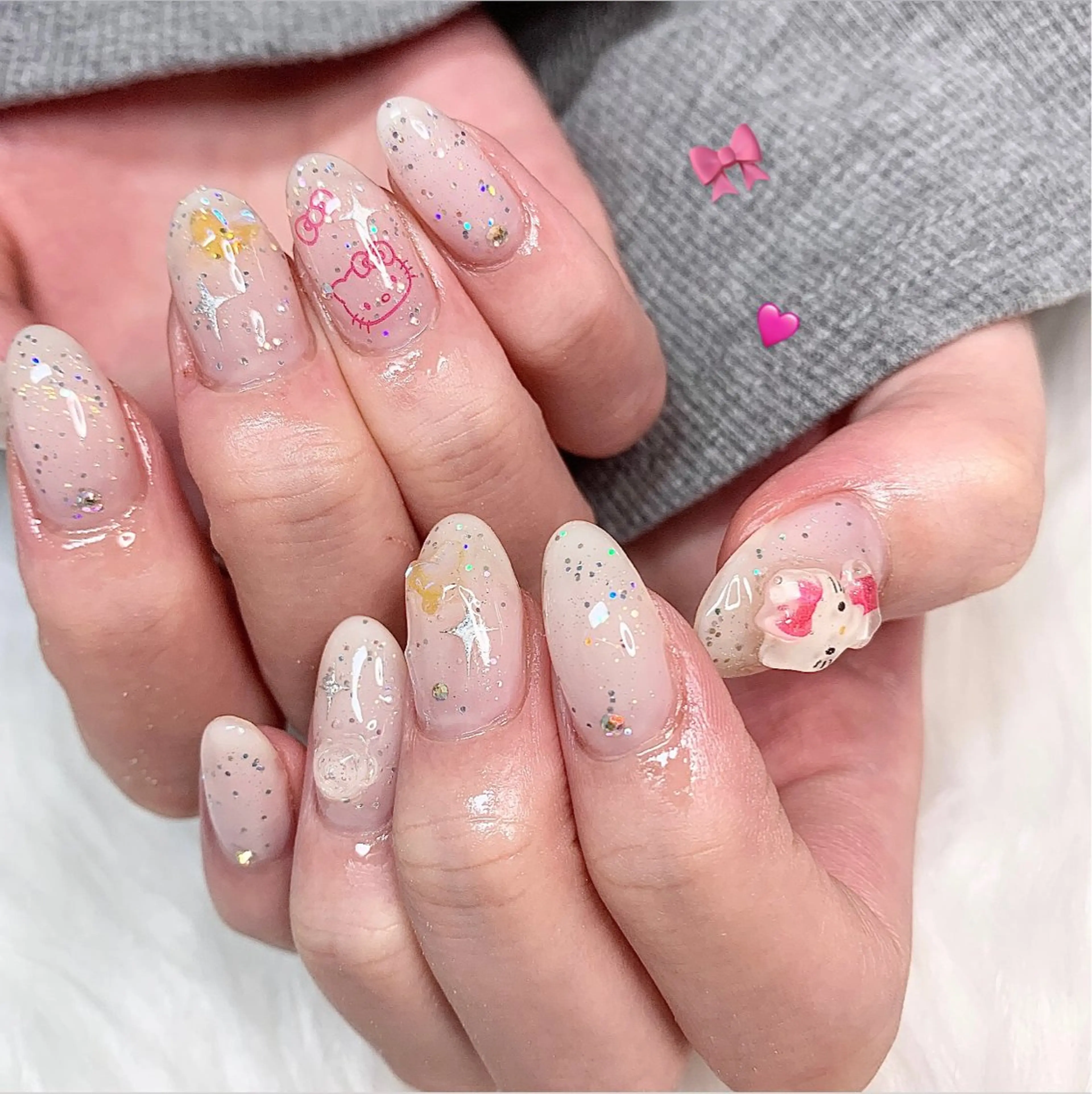 ネイル ハンドネイル La neige* yuki 🥯🍑のネイルデザイン
