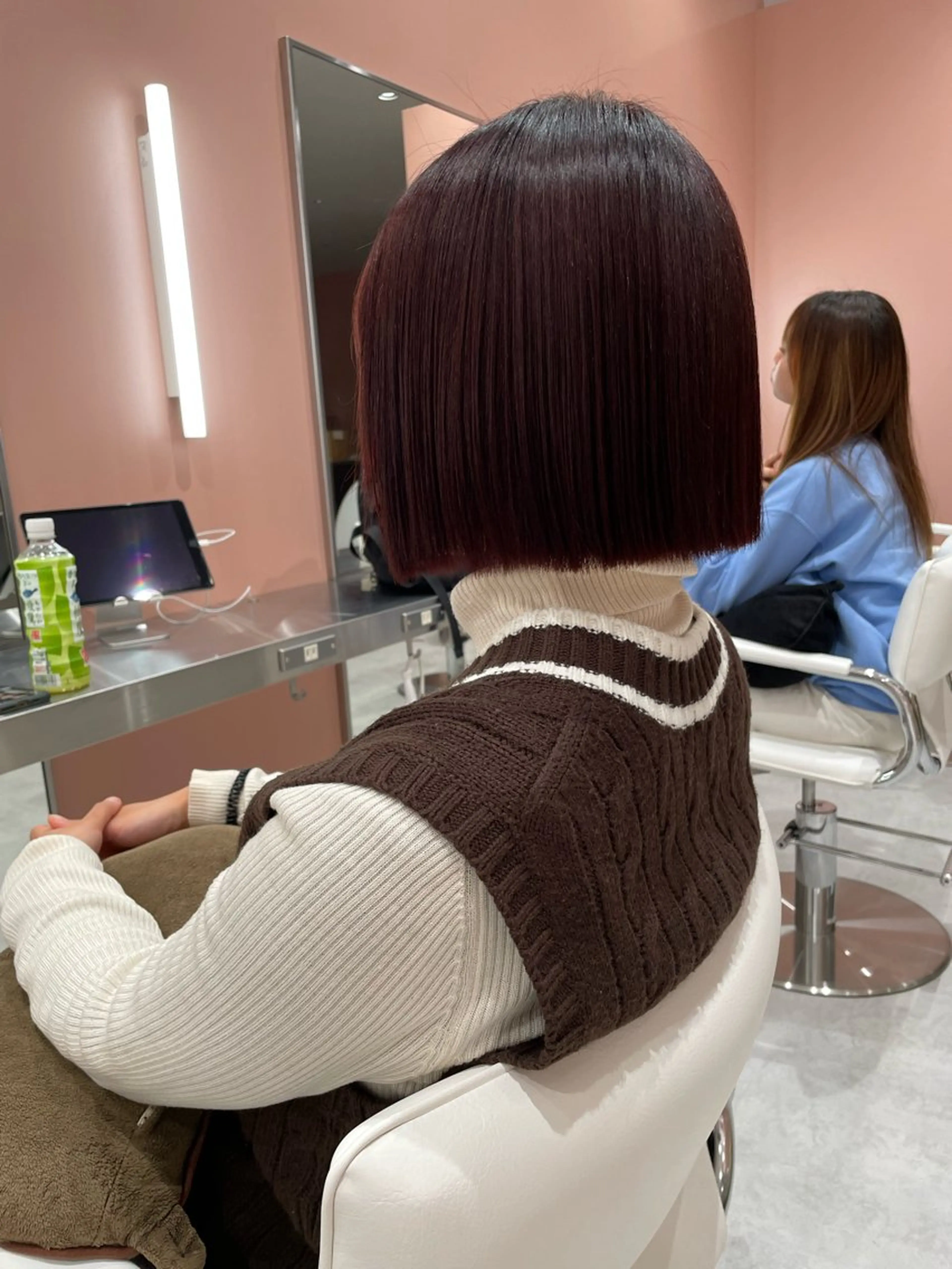 【⛅️minimo限定価格🌥️】切りっぱなしボブ × ワンカラー × クイックトリートメントの写真