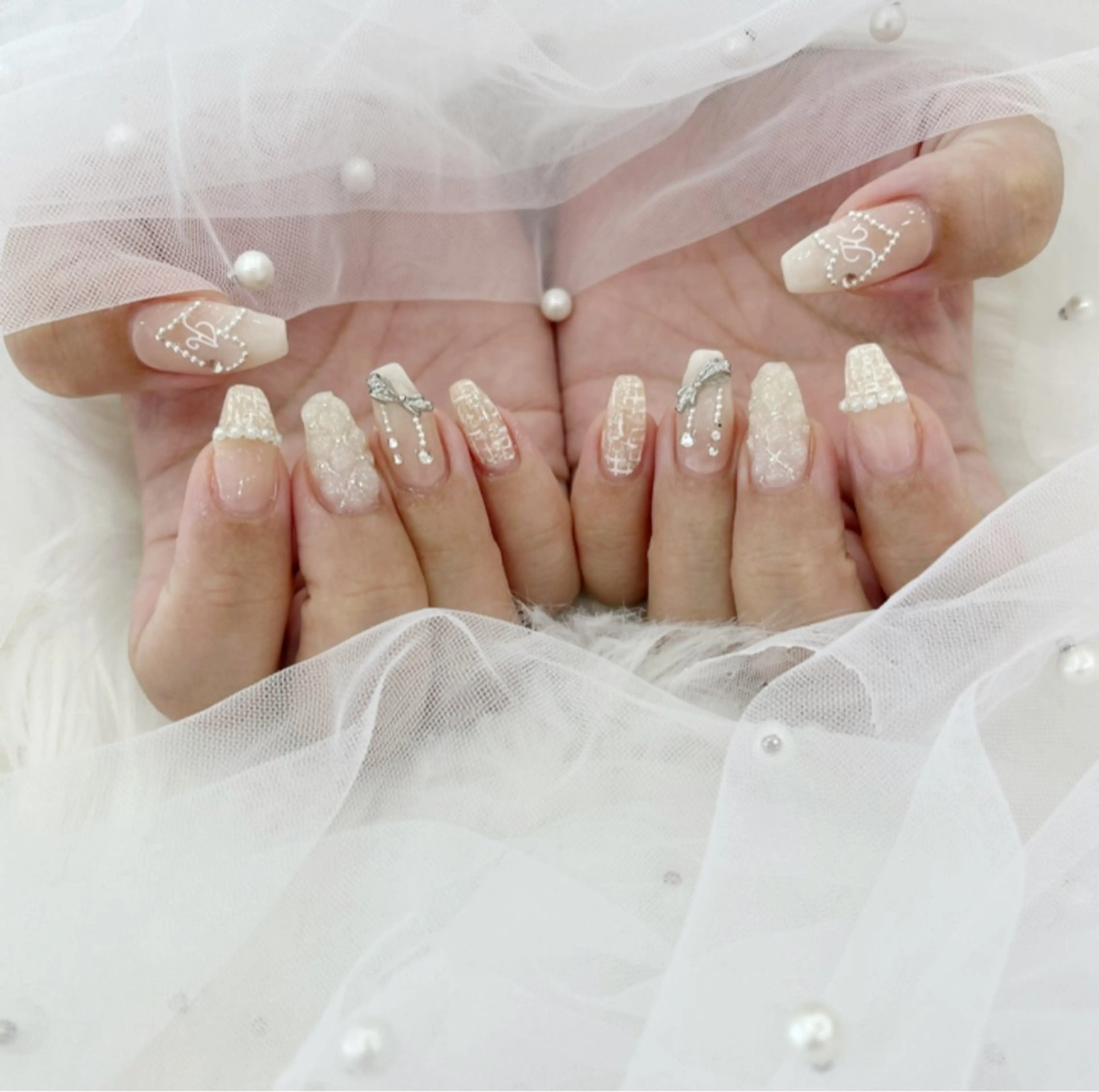 ネイル 長さ出し フットネイル ジェルネイル 韓国ネイル マグネットネイル #Amin所属・#Amin nail salonのネイルデザイン