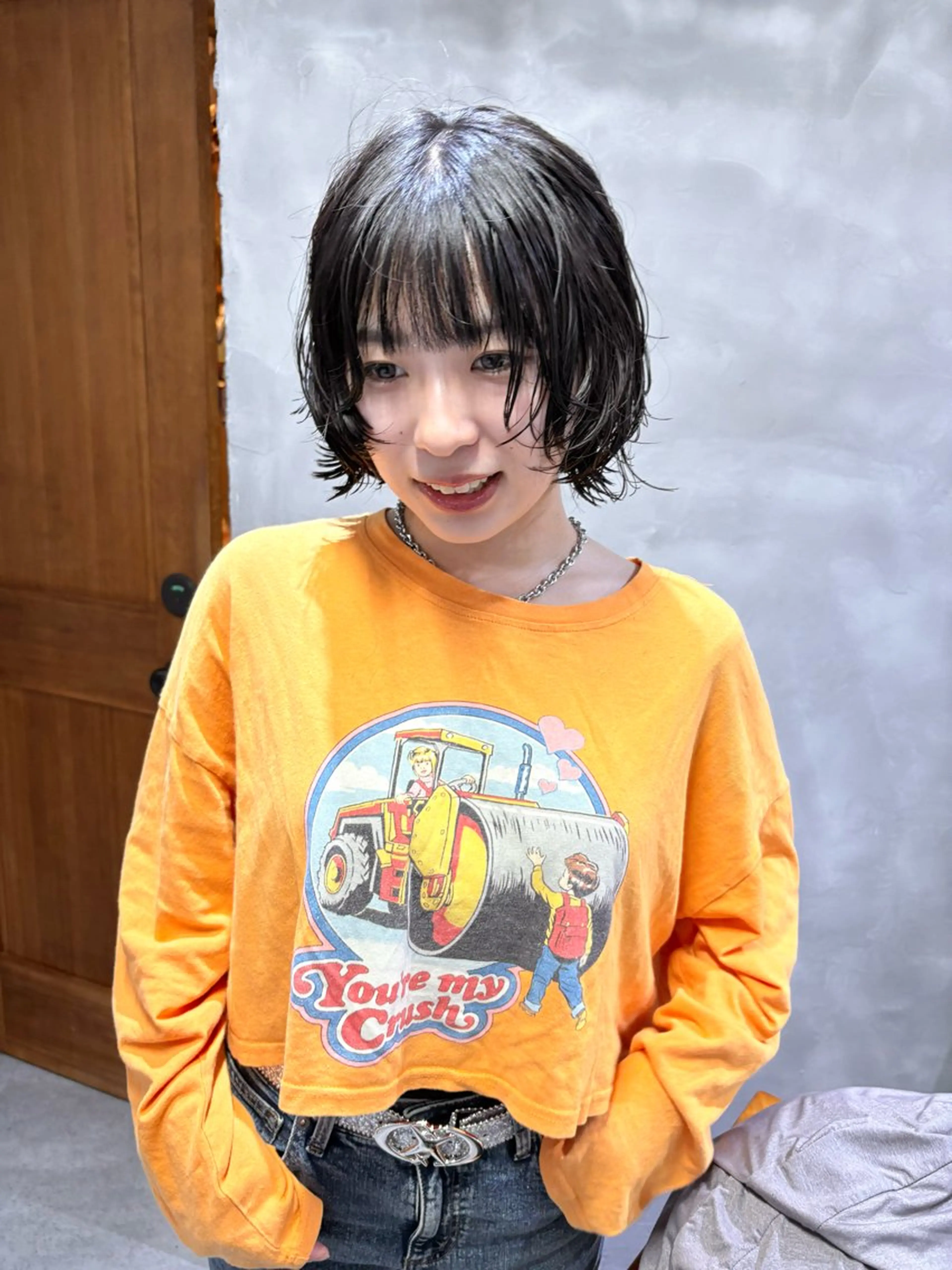 ショート パーマ カット パーマ すぎもと さき⚡️ 朝ラク･*パーマのヘアスタイル