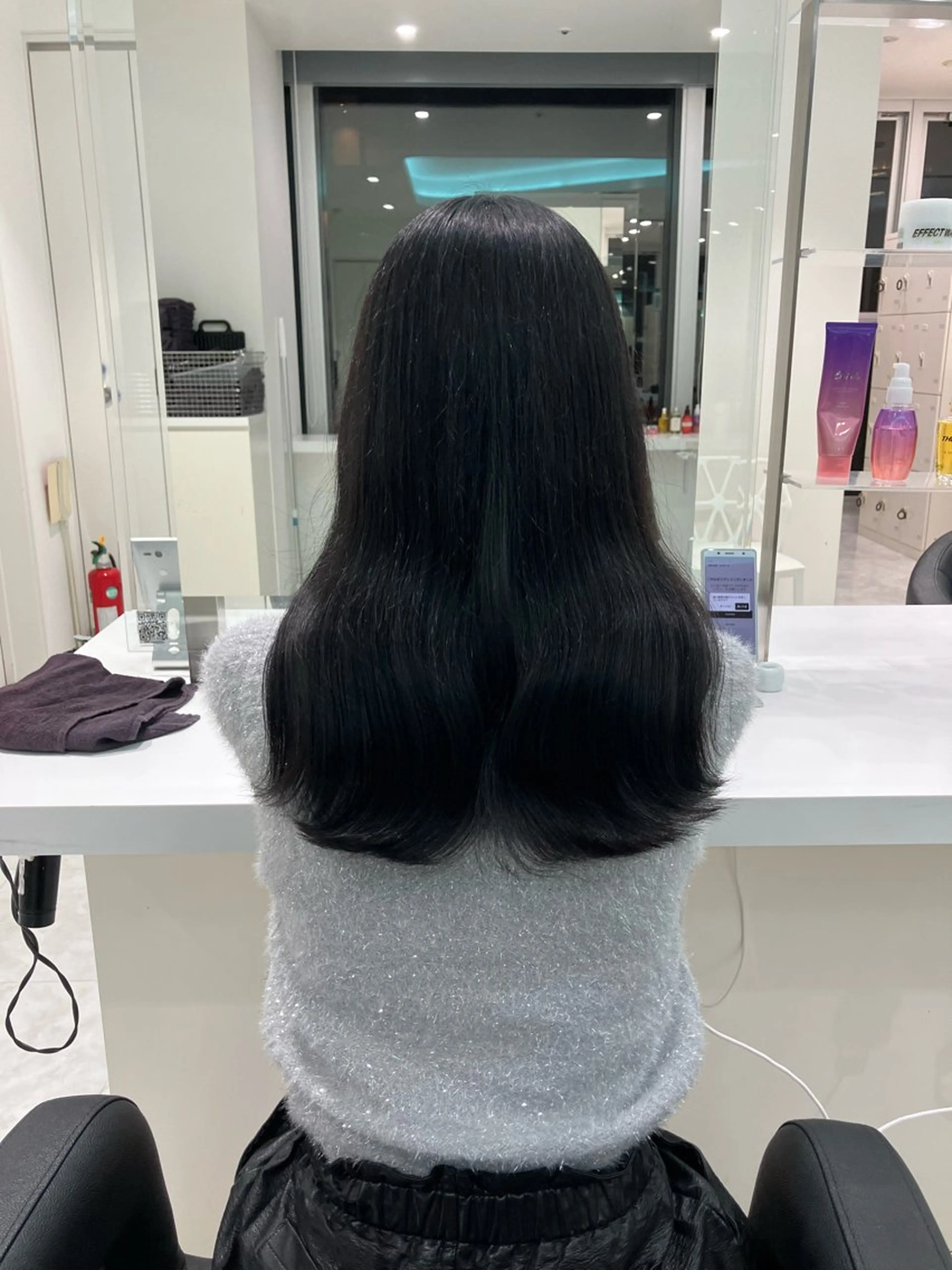 ロング カラー ヘアアレンジ 🫧透明感ラベンダー 似合わせ🫧あい🫧のヘアスタイル