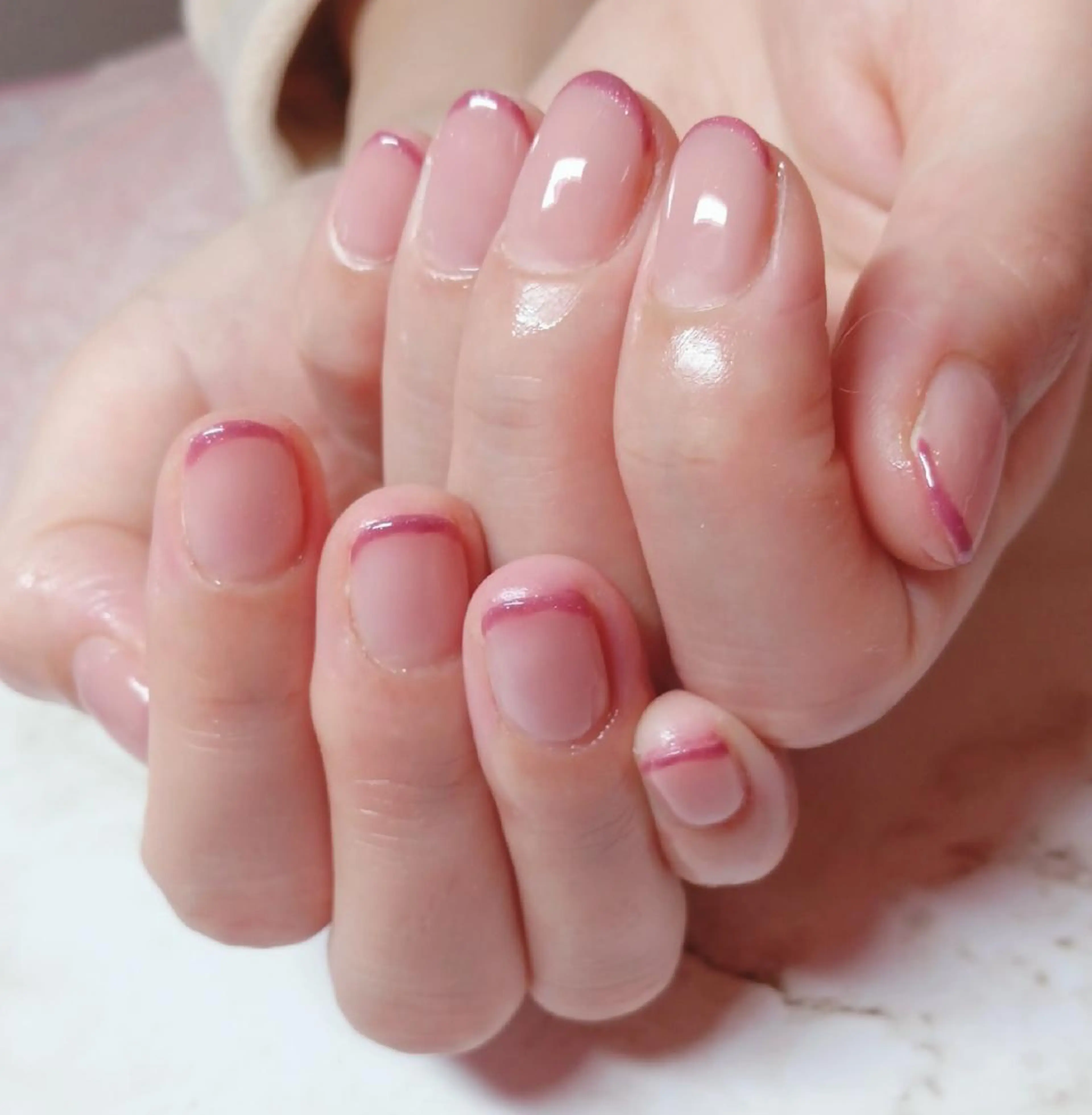 ネイル フレンチネイル ハンドネイル Nail Salon macherieのネイルデザイン