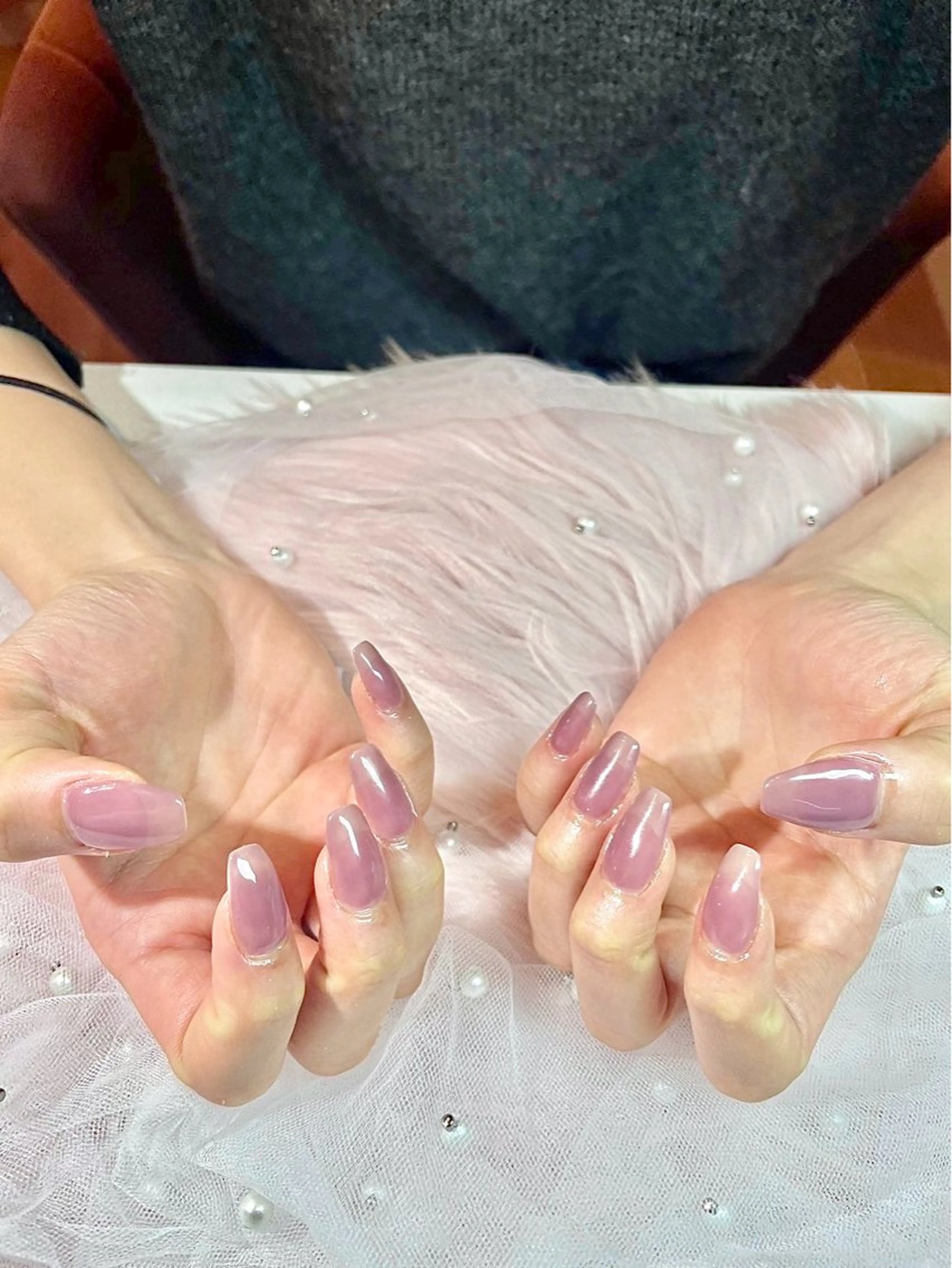 ネイル ワンカラーネイル ハンドネイル Alissa  Nail所属・長さだし/新栄町駅 Alissaのネイルデザイン