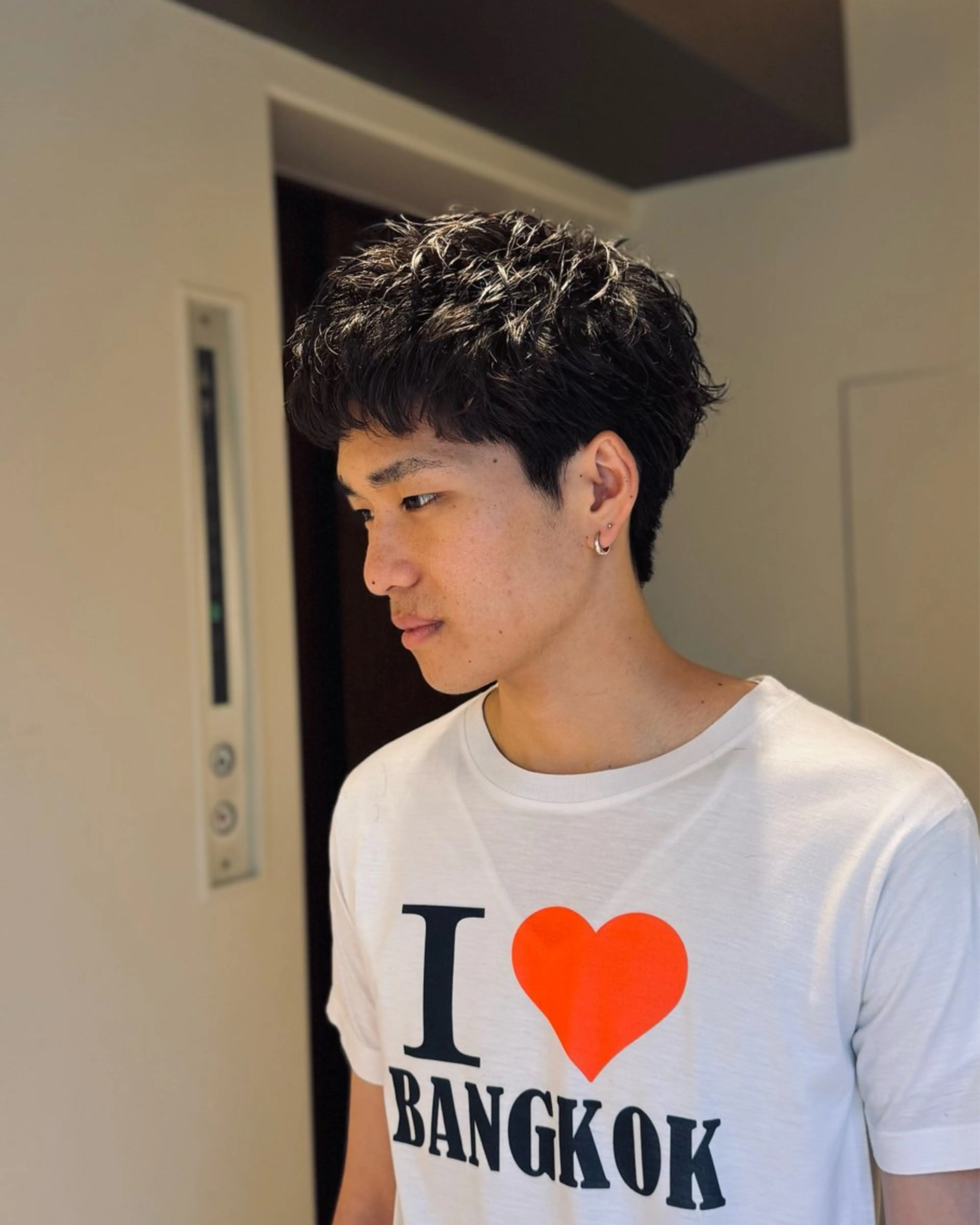 ショート パーマ メンズ メンズパーマ スパイキーショート ショートヘア カット パーマ メンズ特化 ショート パーマ 丸山のヘアスタイル