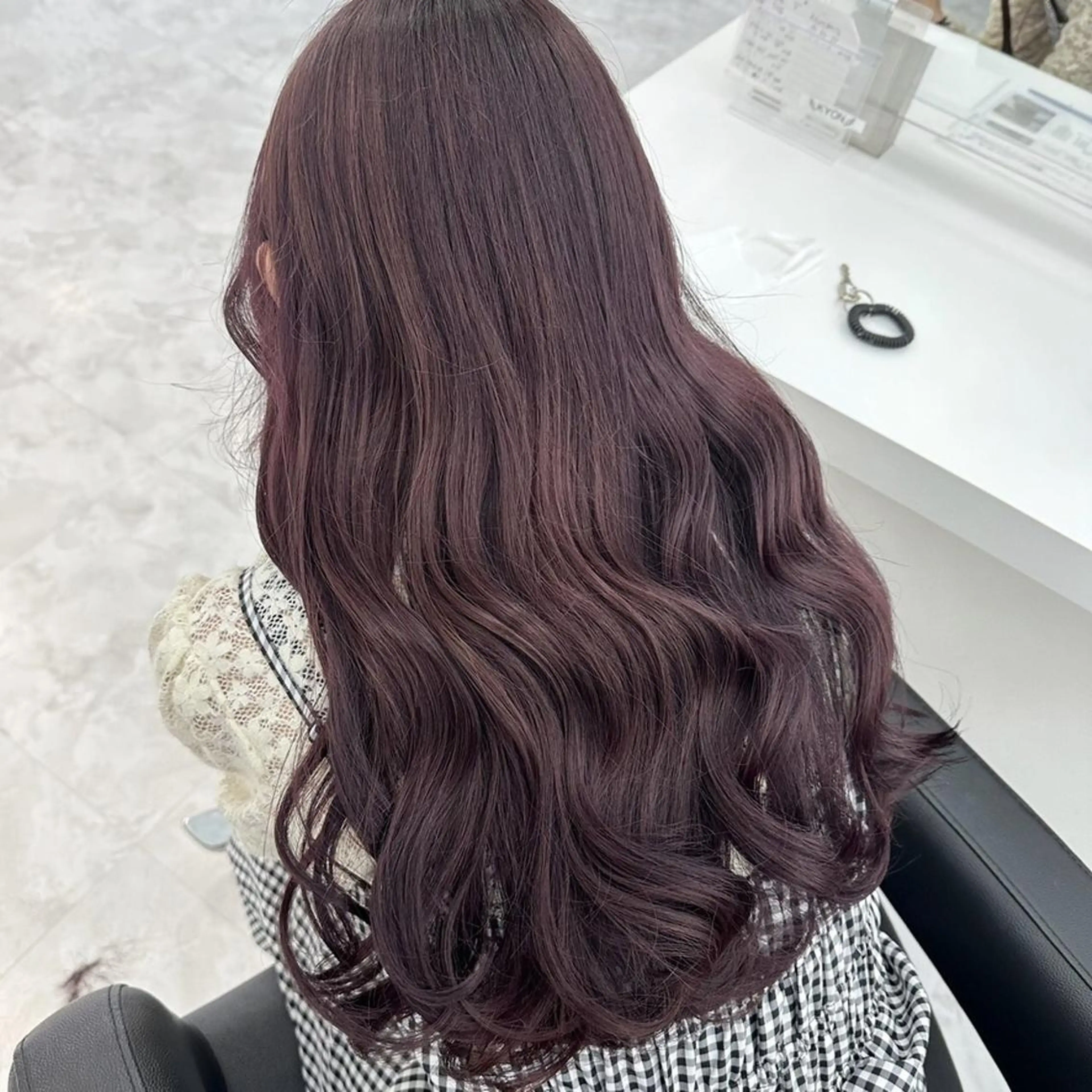 ロング カラー ヘアアレンジ 🫧うる艶透明感🫧 RION🫧横浜🫧のヘアスタイル