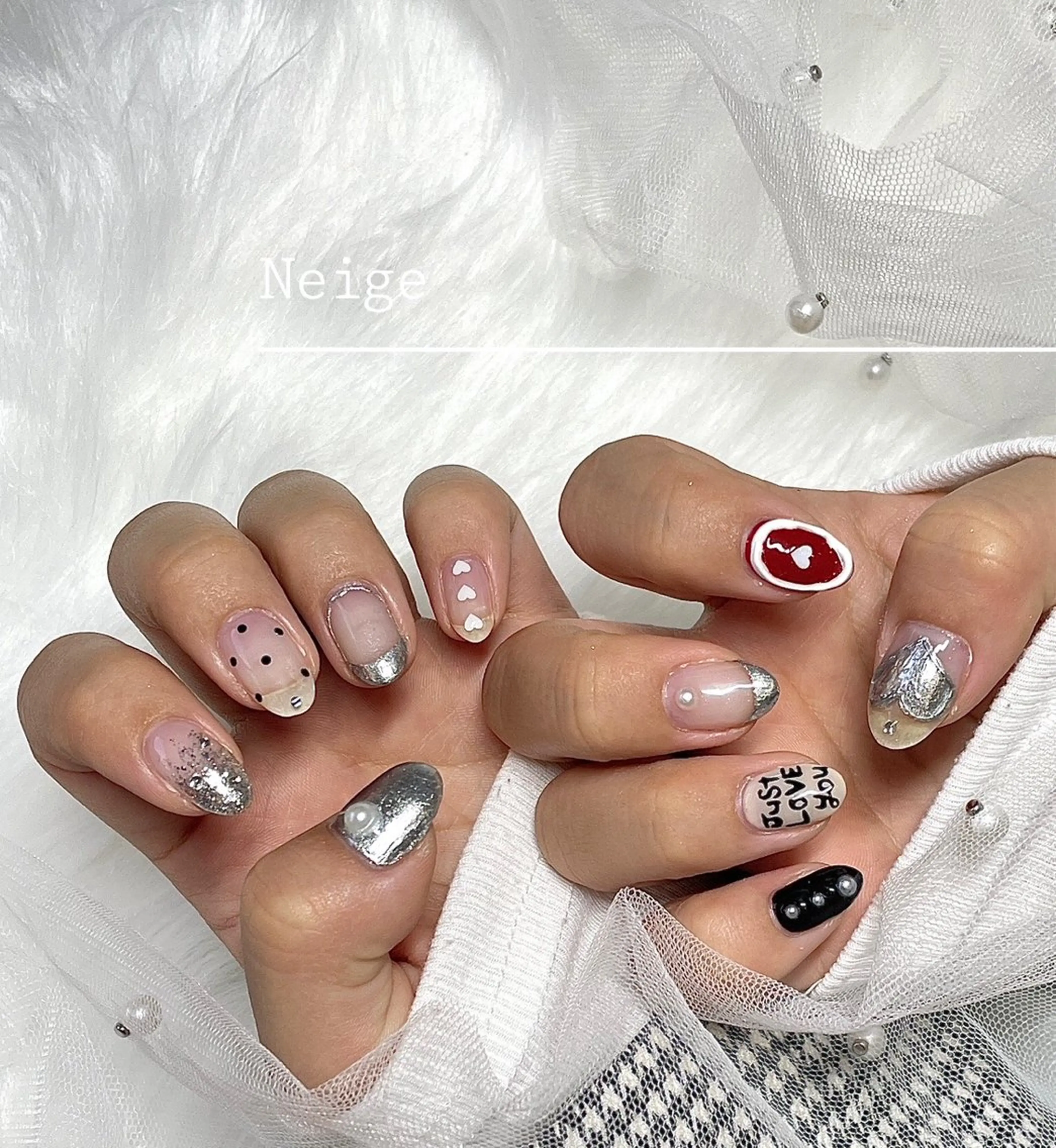 ネイル ハンドネイル Neige所属・Neige 𓂃 aiのネイルデザイン