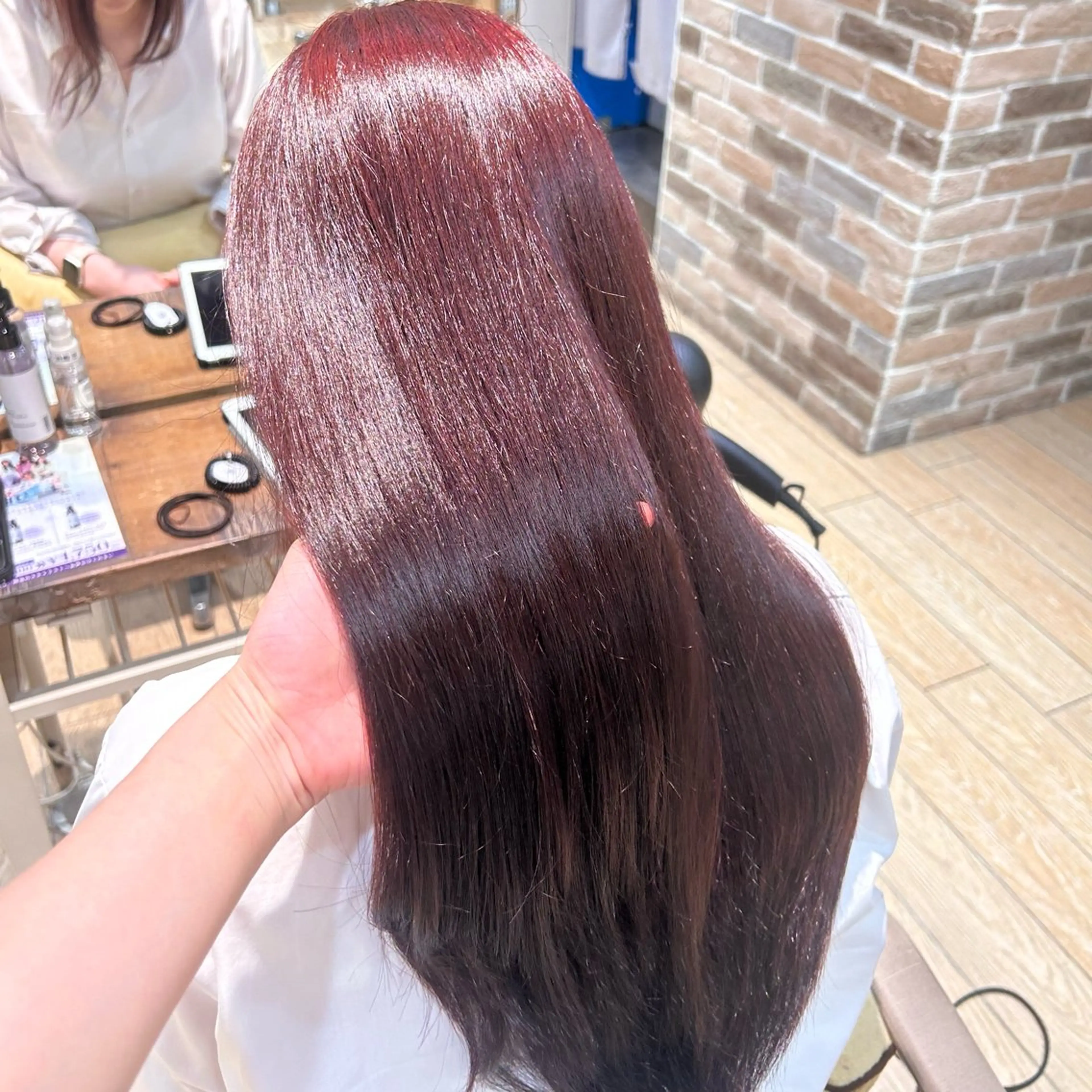 カラー ブリーチ ブリーチなしカラー 韓国ヘア🇰🇷/レ イヤーカット/Amiのヘアスタイル