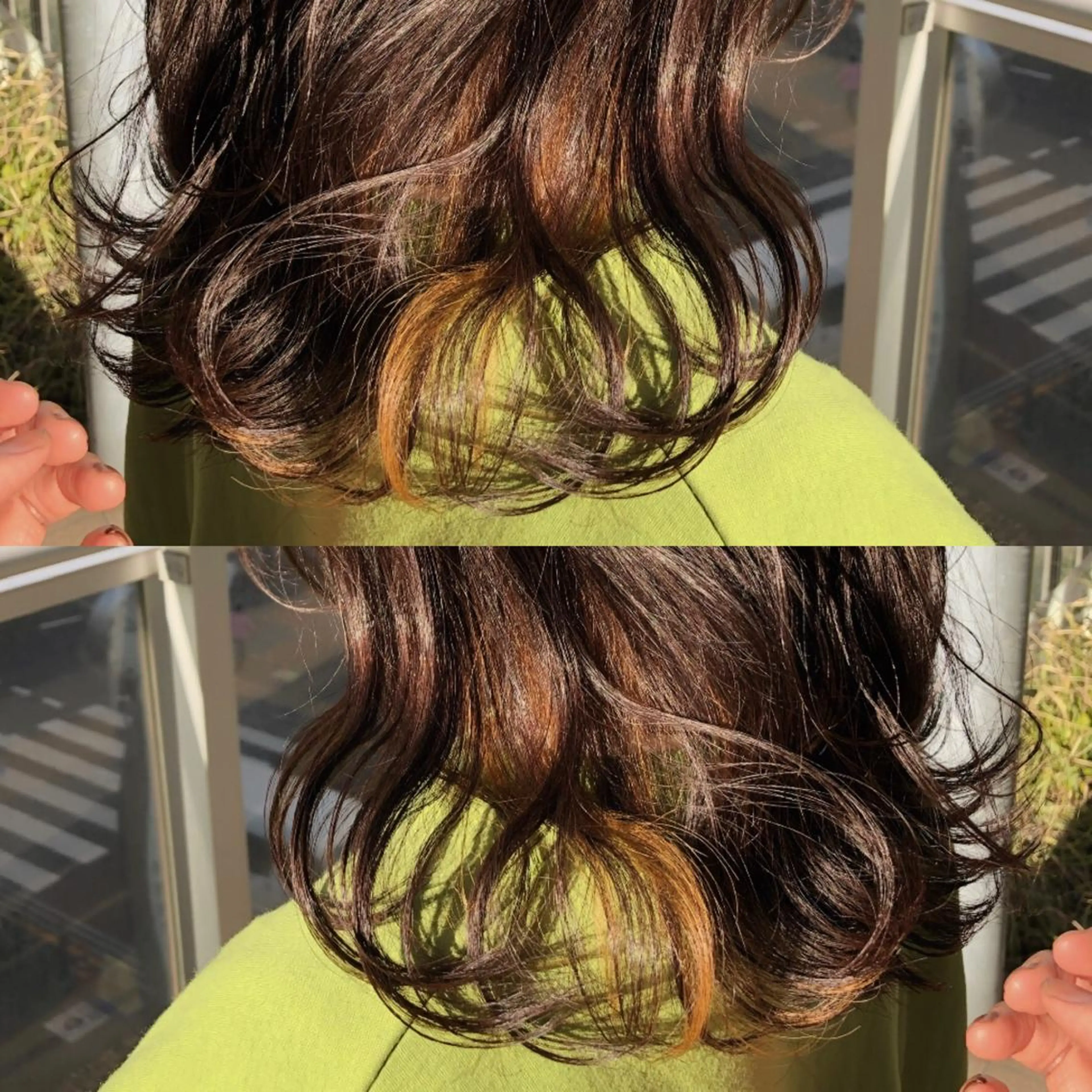 ロング カラー ヘアアレンジ 美容室sand 横浜のヘアスタイル