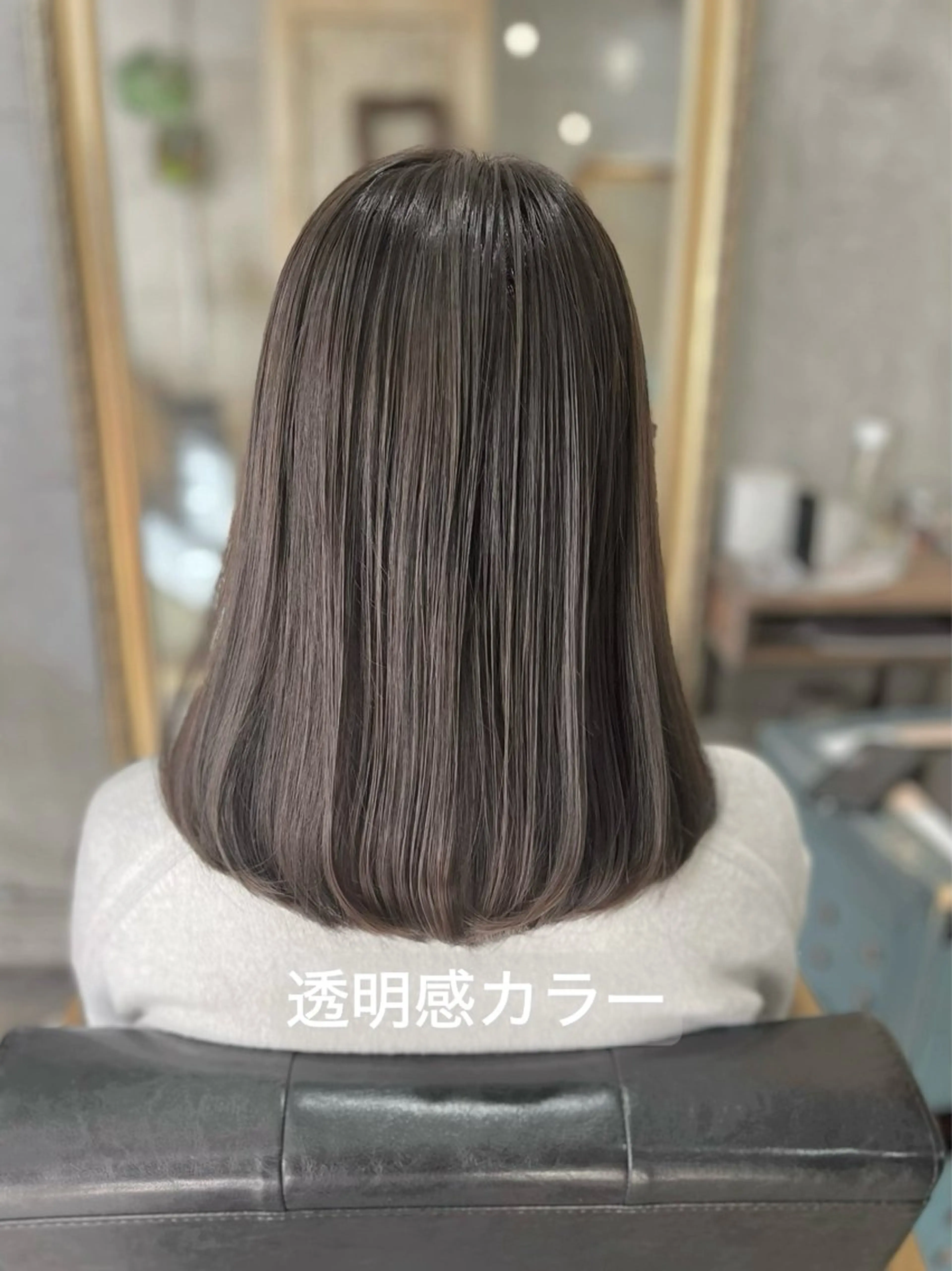 セミロング カラー 透明感カラー カット ヘアカラー 🌷ナチュラル/ 似合わせ🌷長岡のヘアスタイル