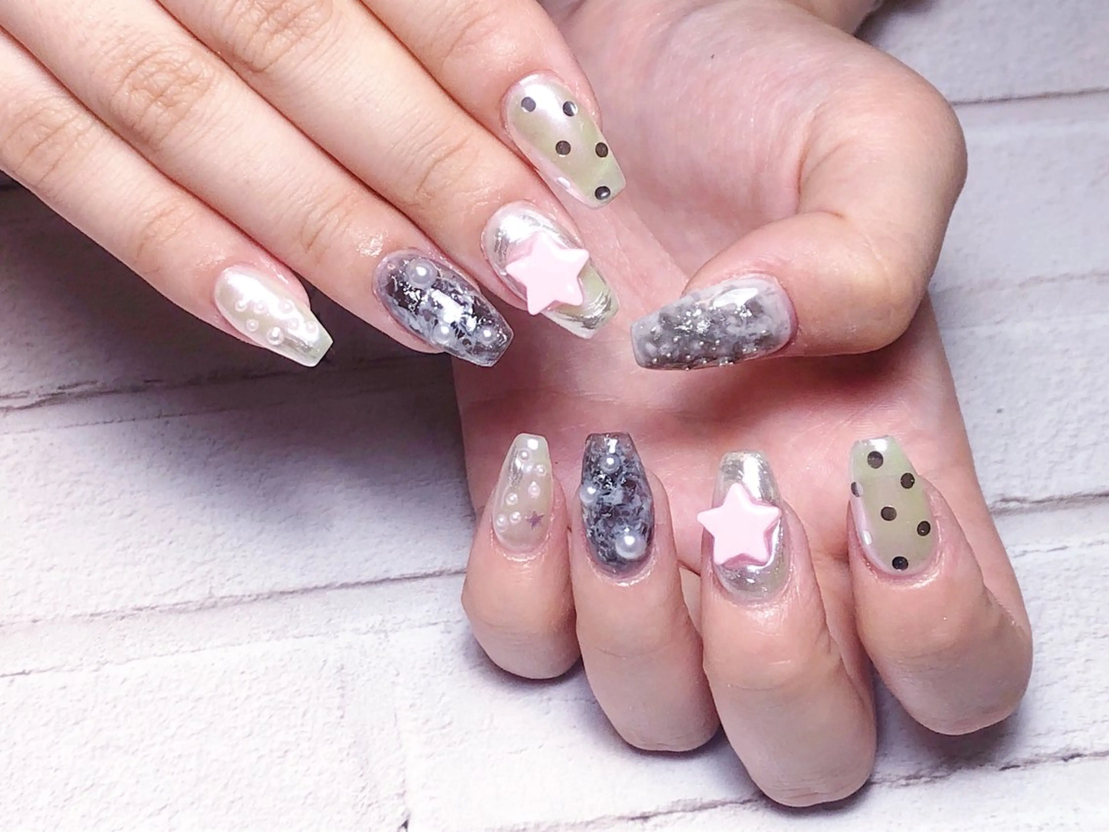 ネイル ハンドネイル 🐈yun nail ソン🐈のネイルデザイン