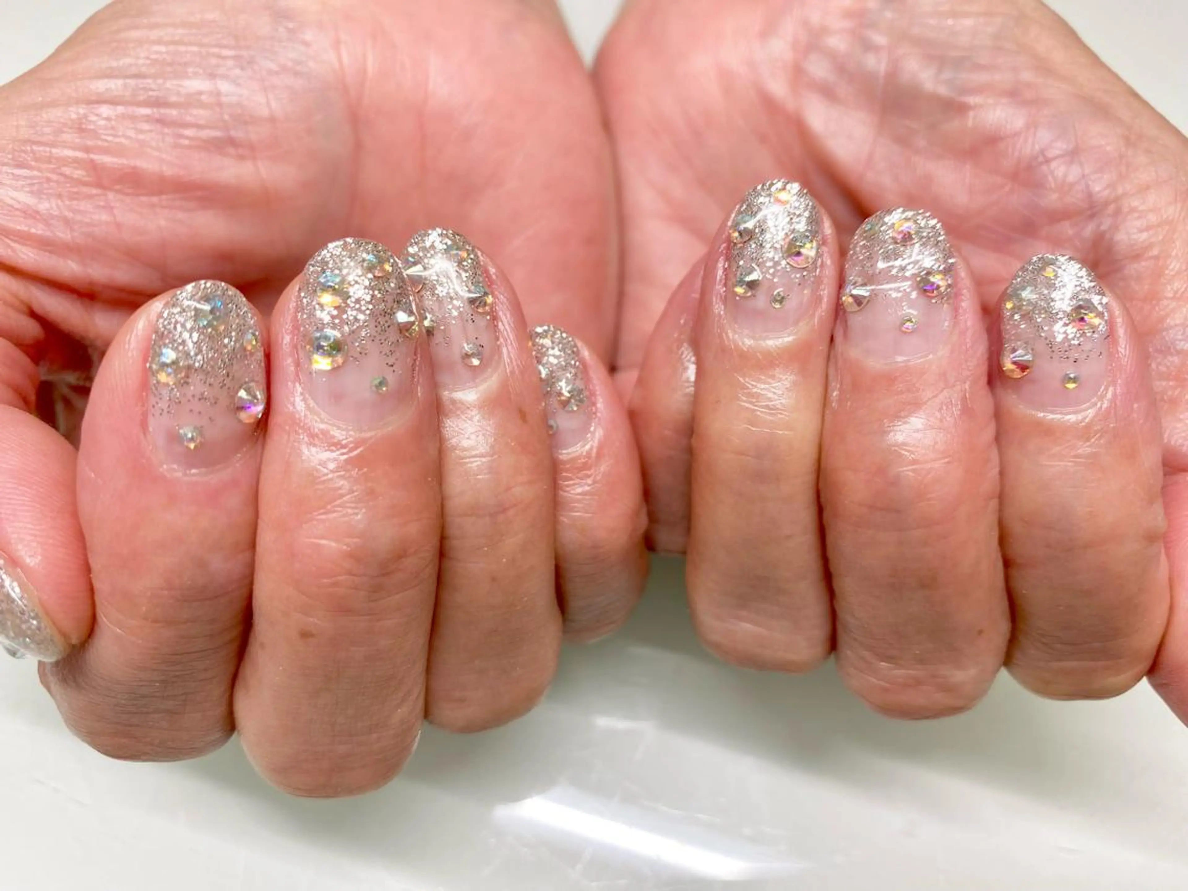 ネイル オフィスネイル ショートネイル ハンドネイル BABELバベル所属・江戸川橋✨BABEL 【バベル】大人可愛いのネイルデザイン